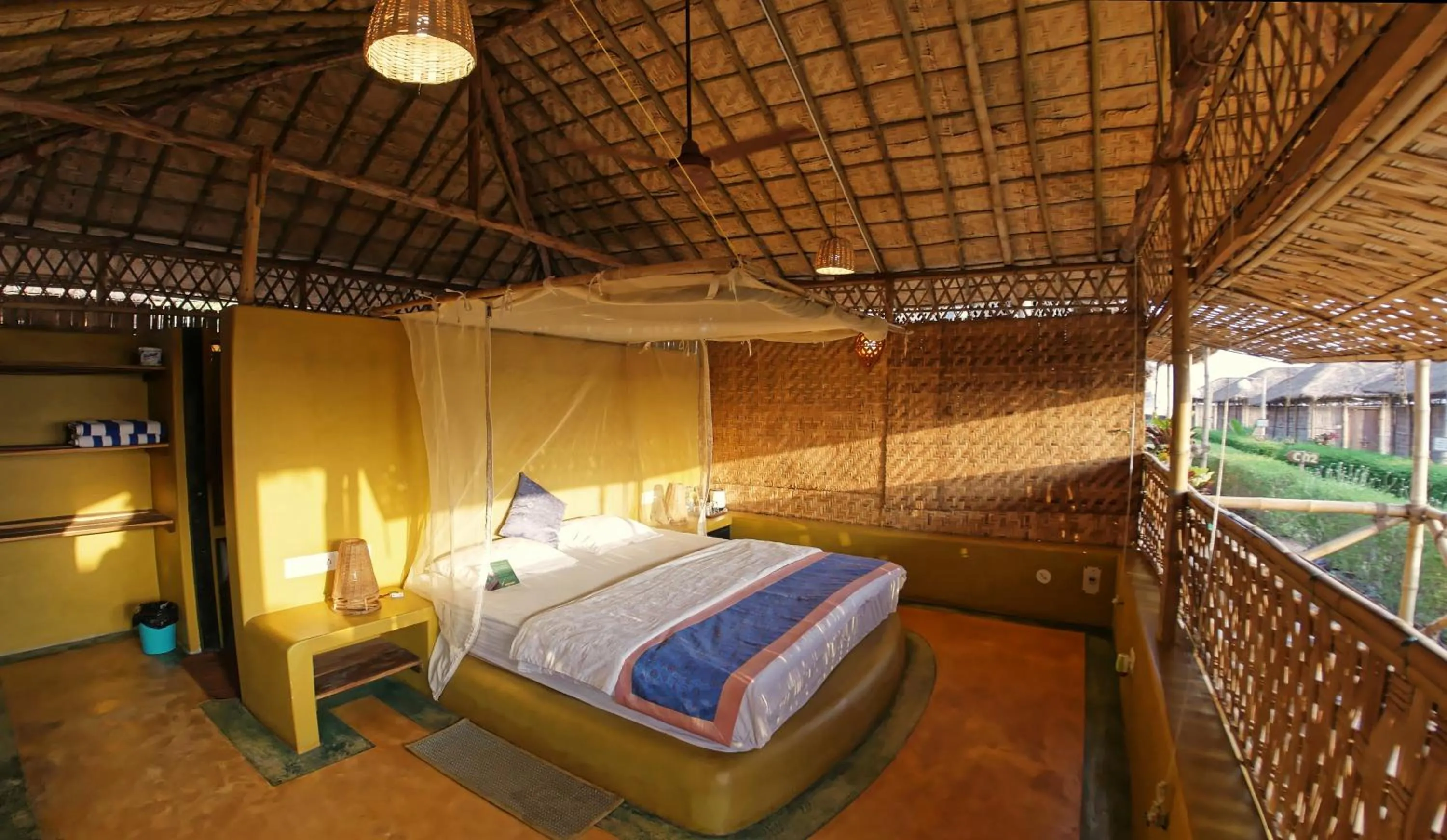 Coffee/tea facilities, Bed in Beach Street Eco Resort - Mandrem