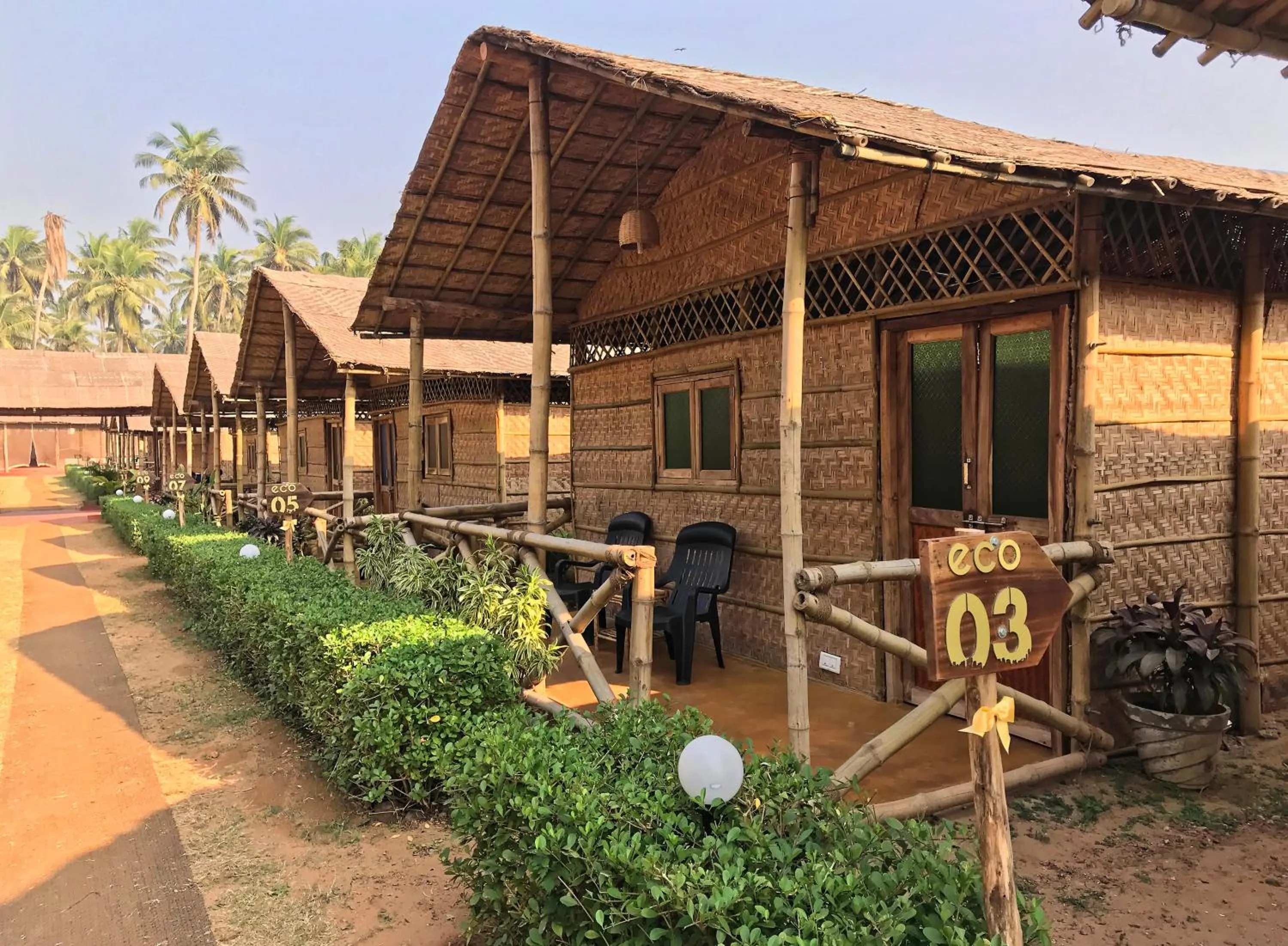 Garden in Beach Street Eco Resort - Mandrem