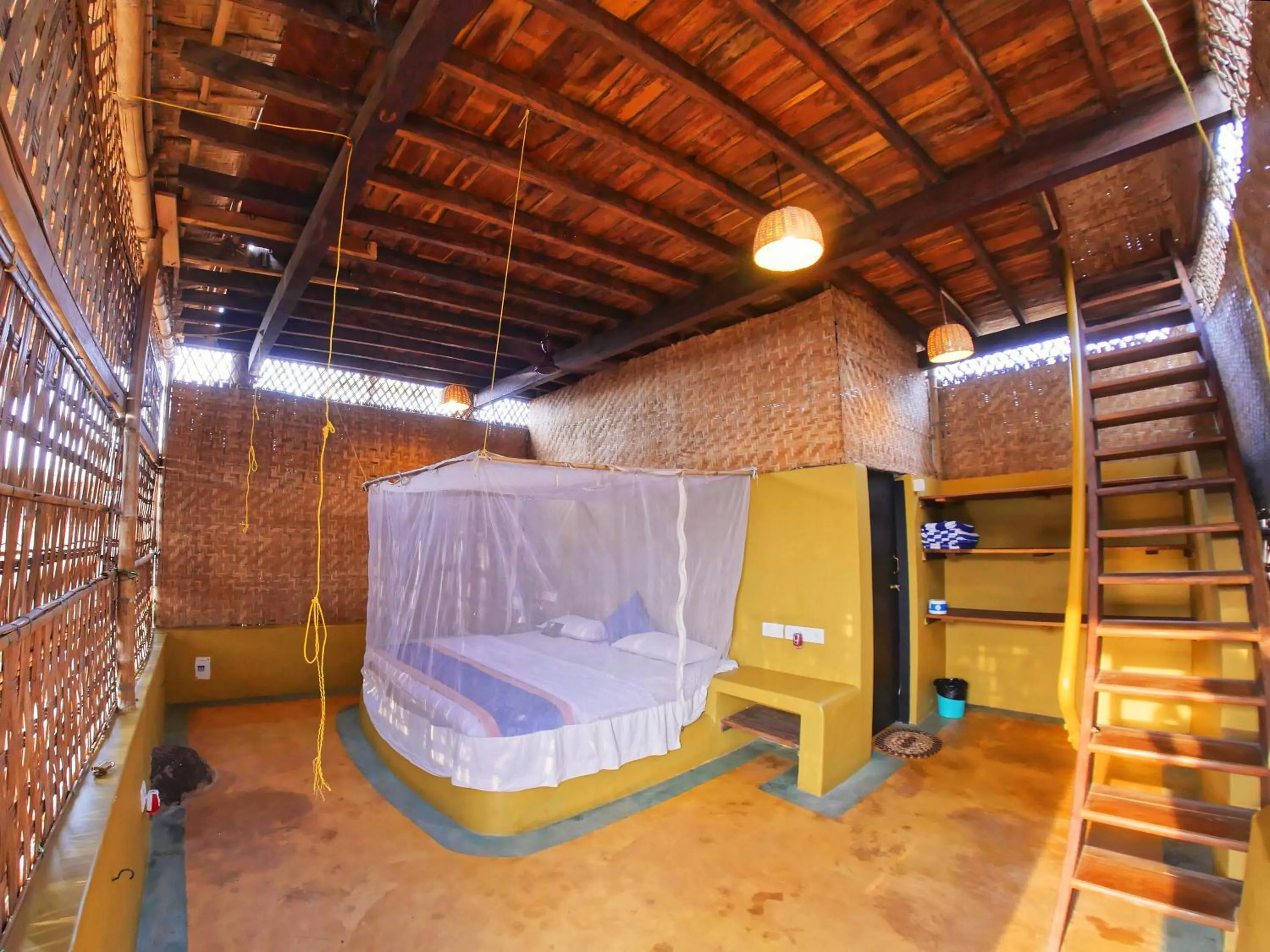 Photo of the whole room, Bed in Beach Street Eco Resort - Mandrem