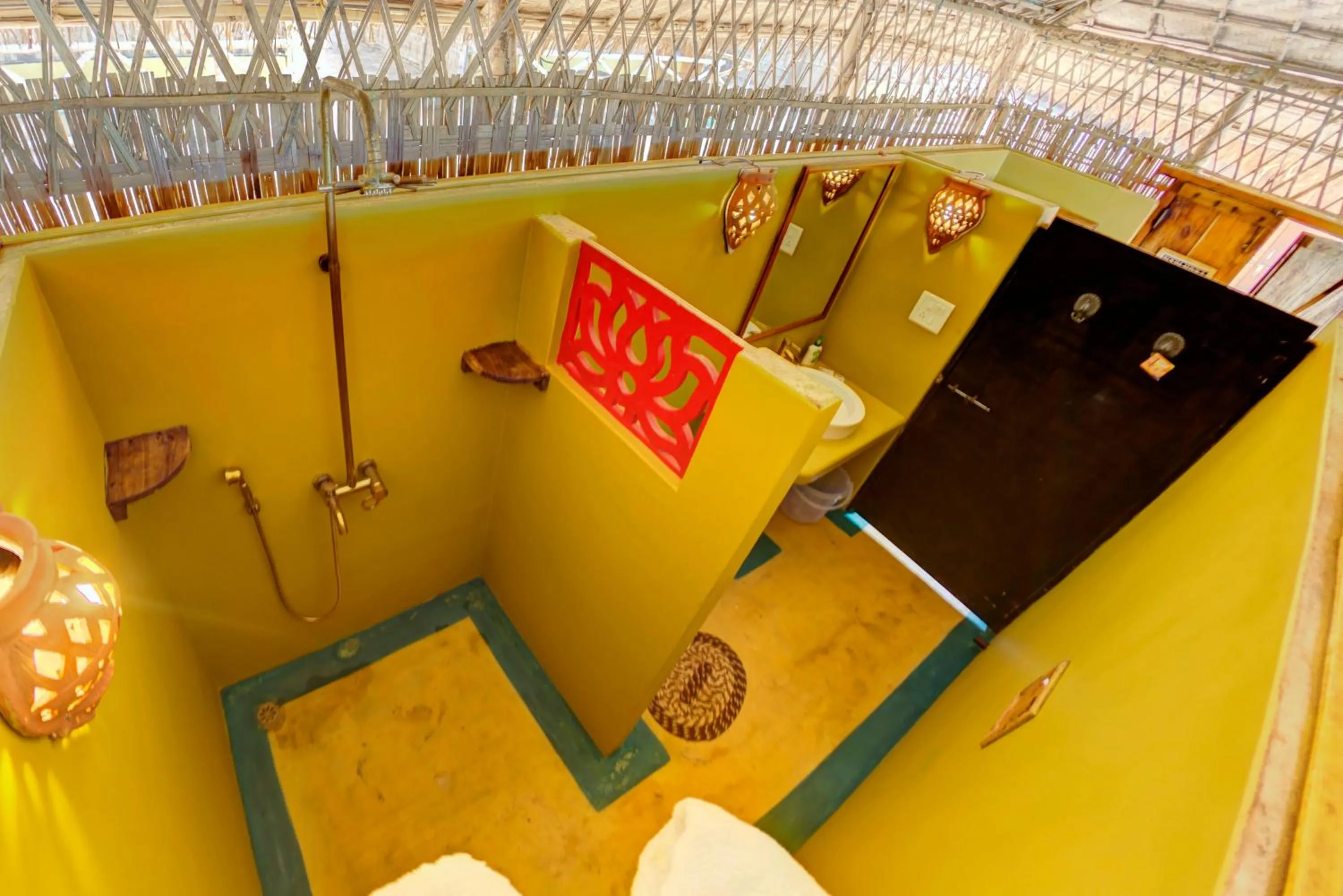 Shower in Beach Street Eco Resort - Mandrem