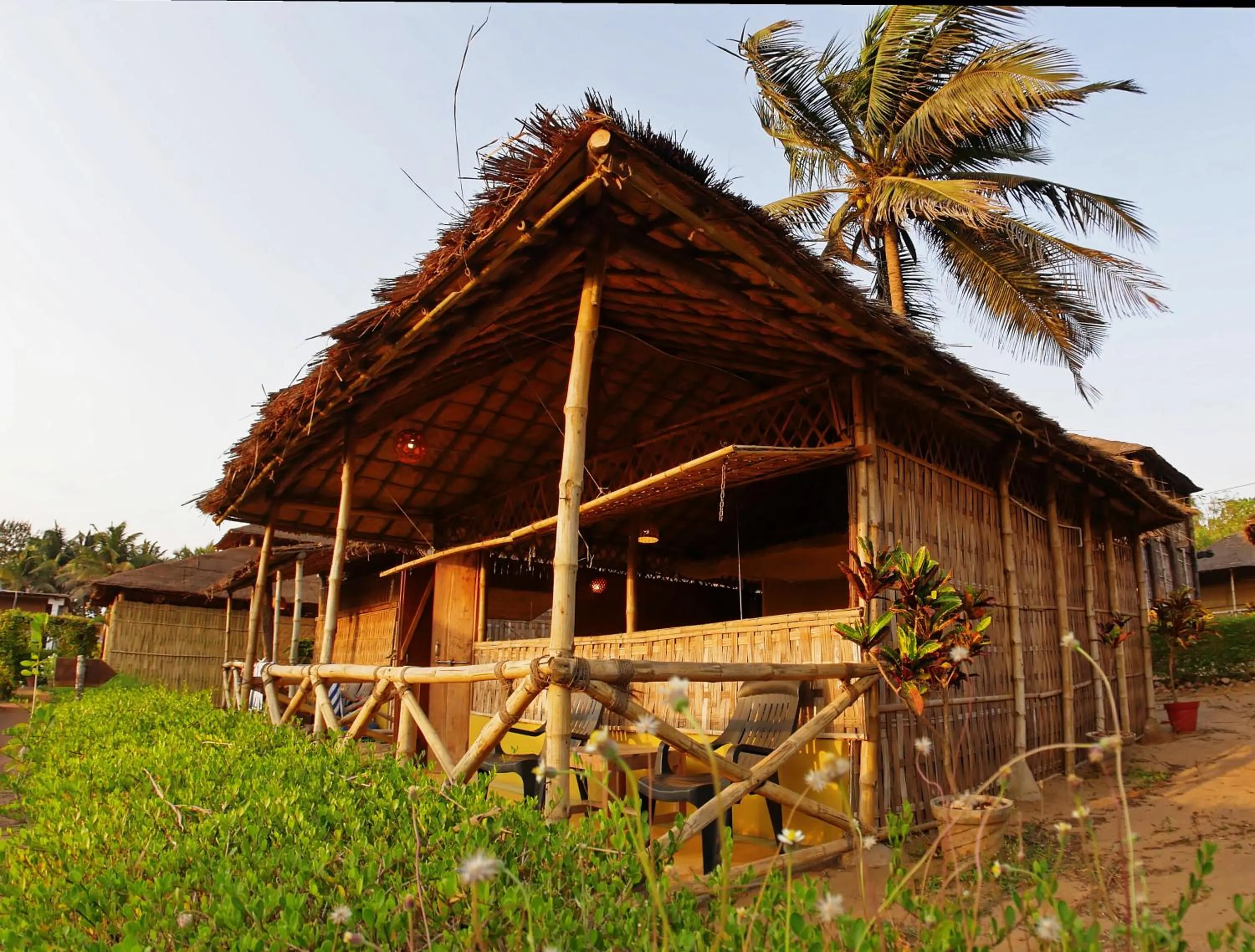 Patio in Beach Street Eco Resort - Mandrem