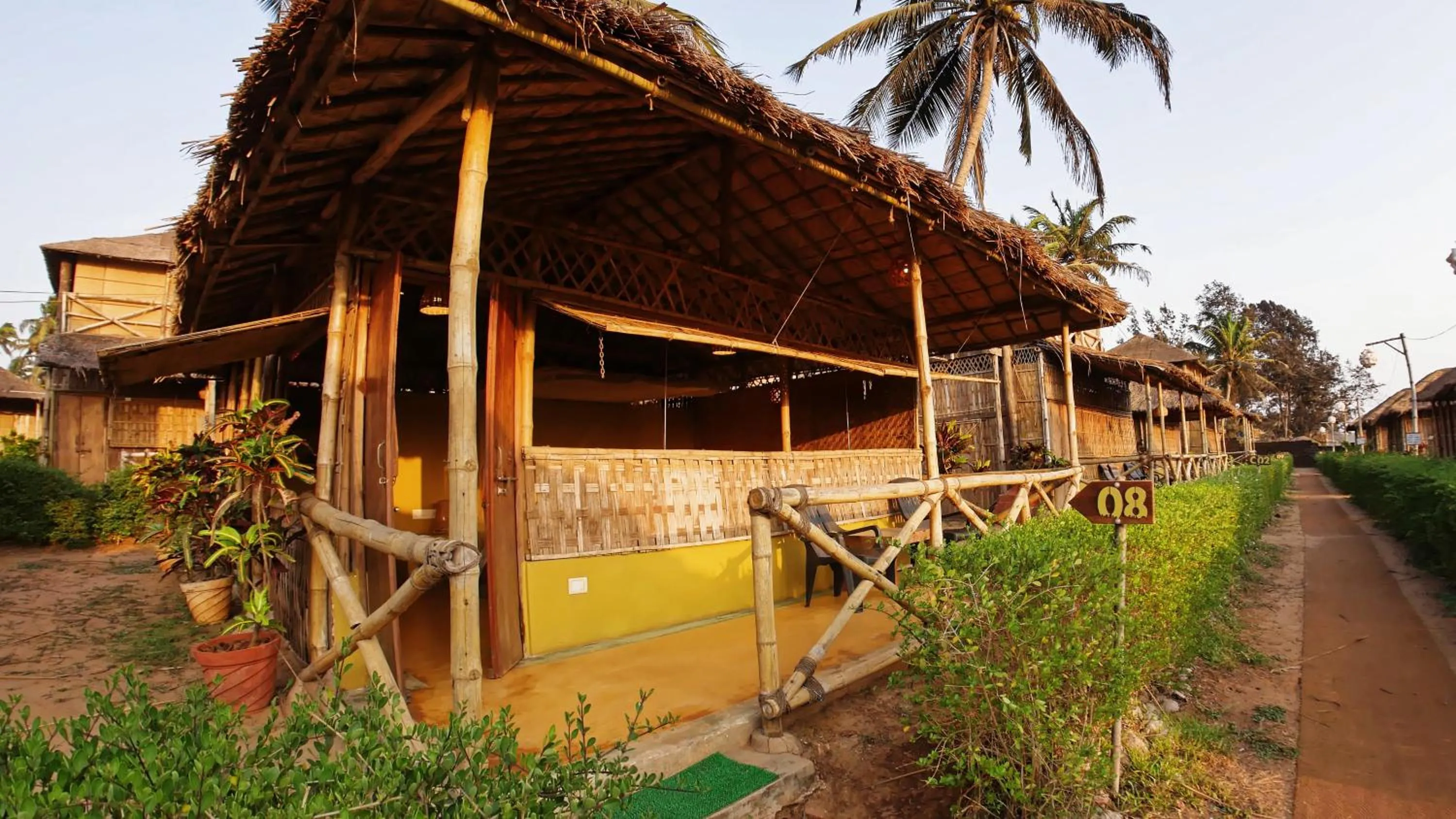Patio in Beach Street Eco Resort - Mandrem