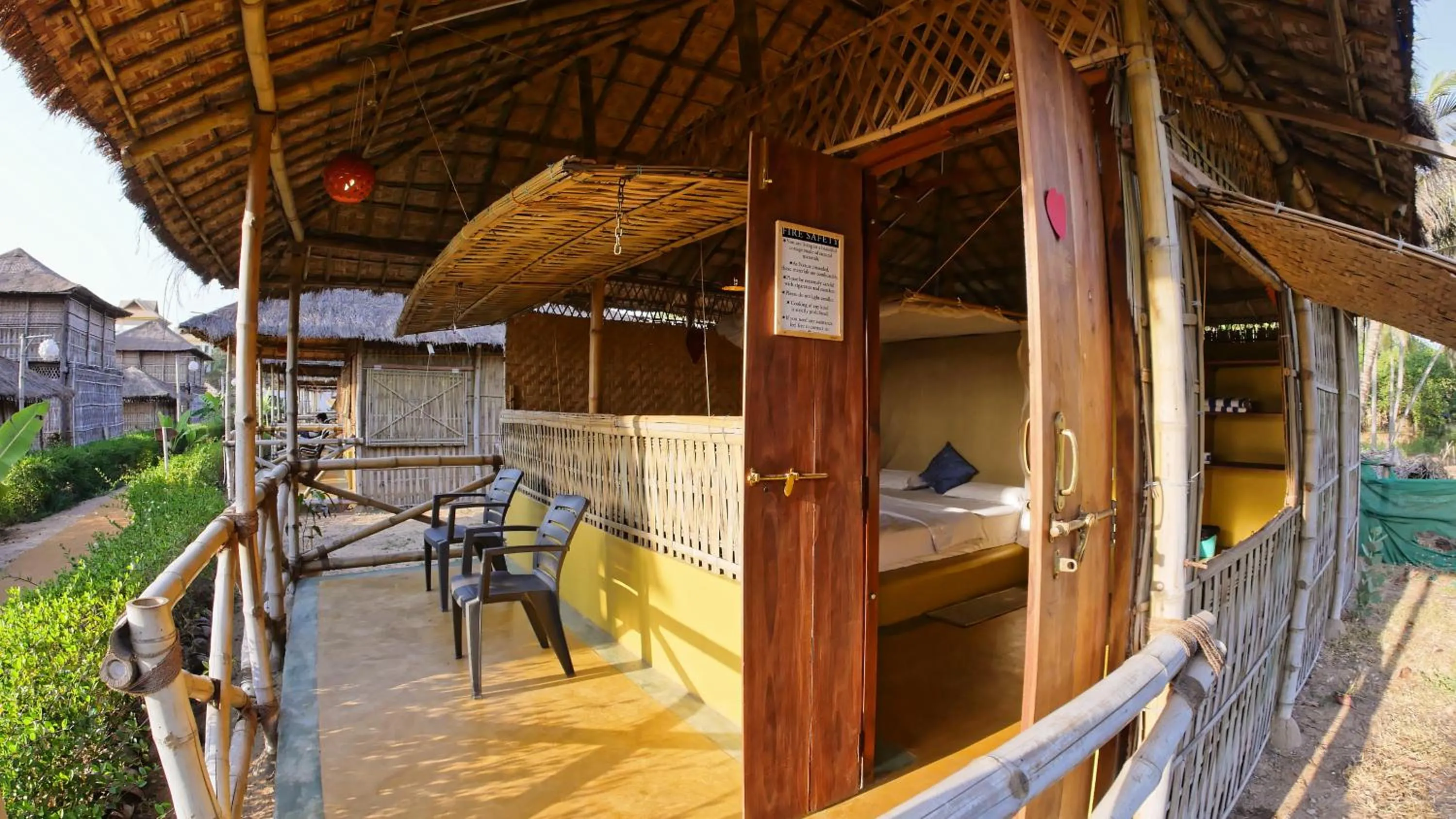 Patio in Beach Street Eco Resort - Mandrem