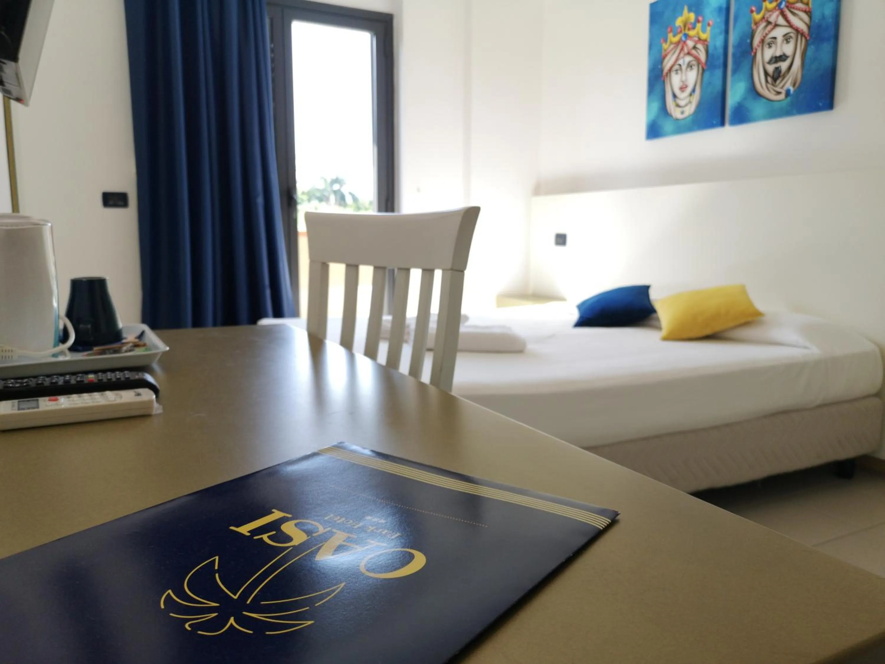 Bed in Oasi Park Hotel