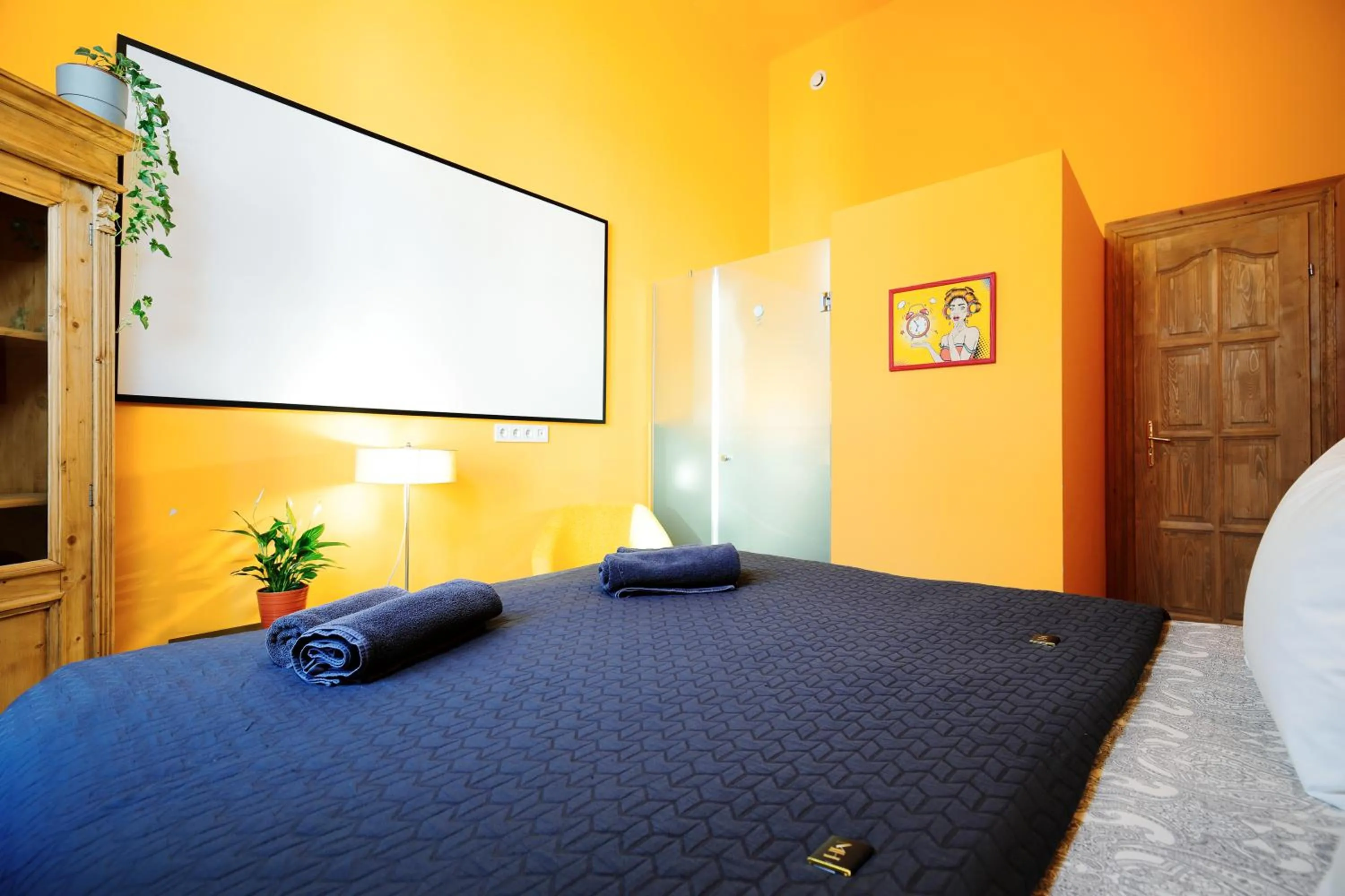 Bed in BudapeStayz - Raday Rooms