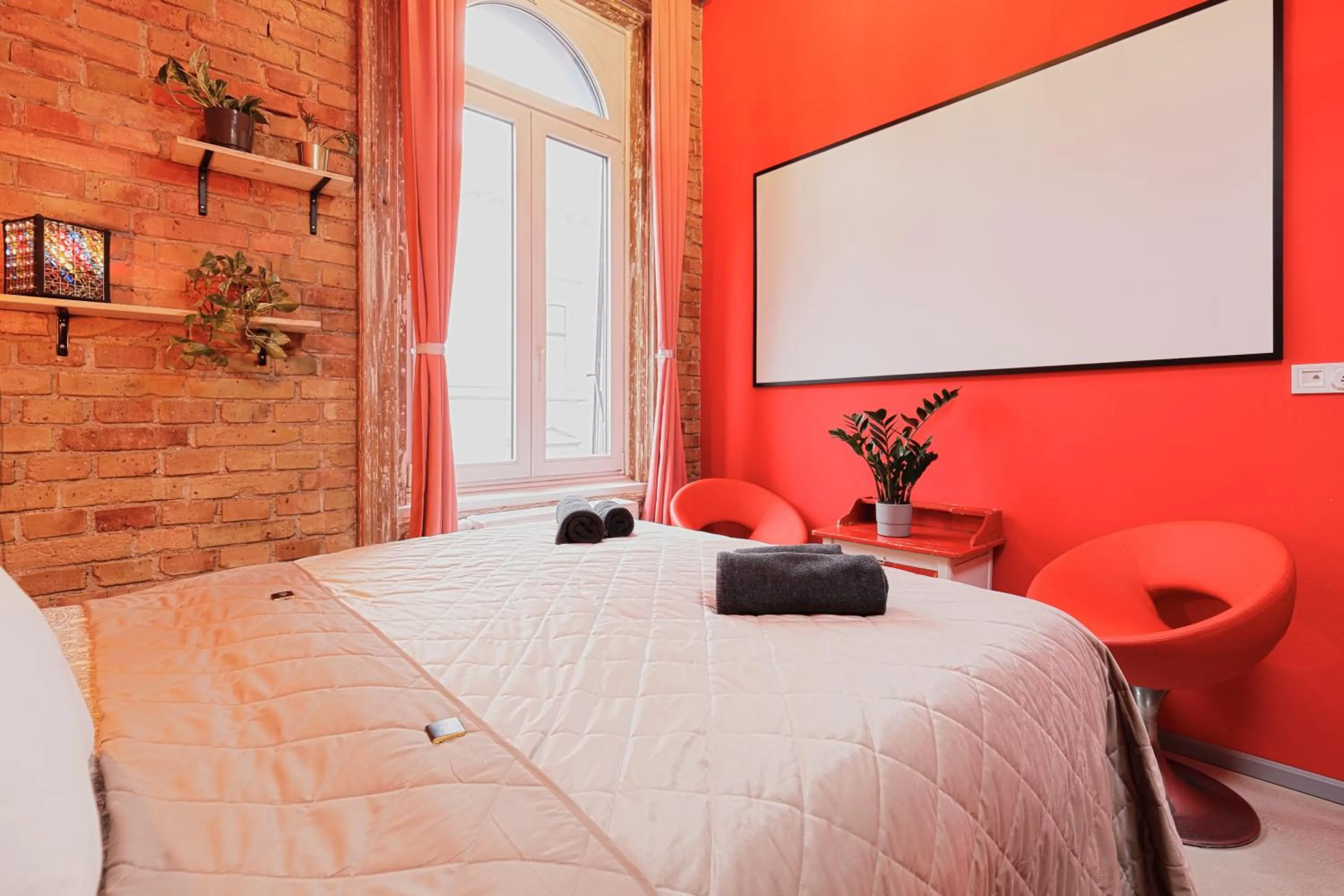 Bed in BudapeStayz - Raday Rooms