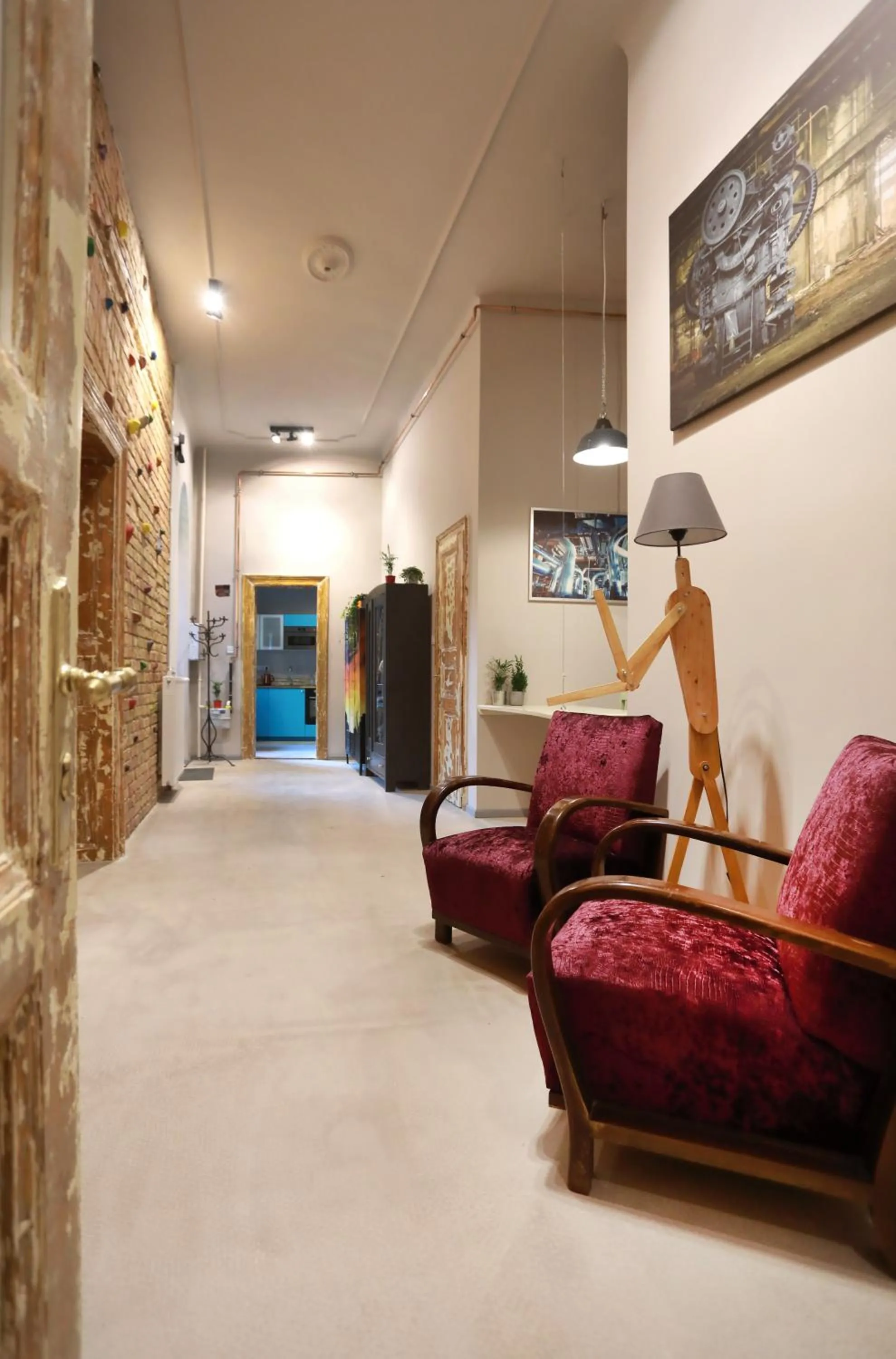 Seating area in BudapeStayz - Raday Rooms