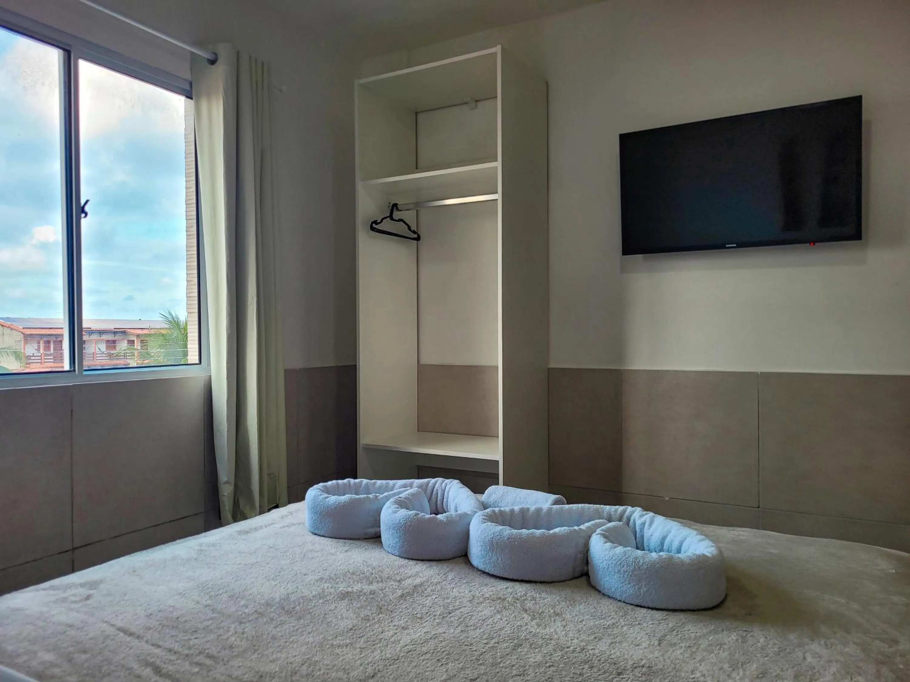 Bed in Atlântico Sul Hotel