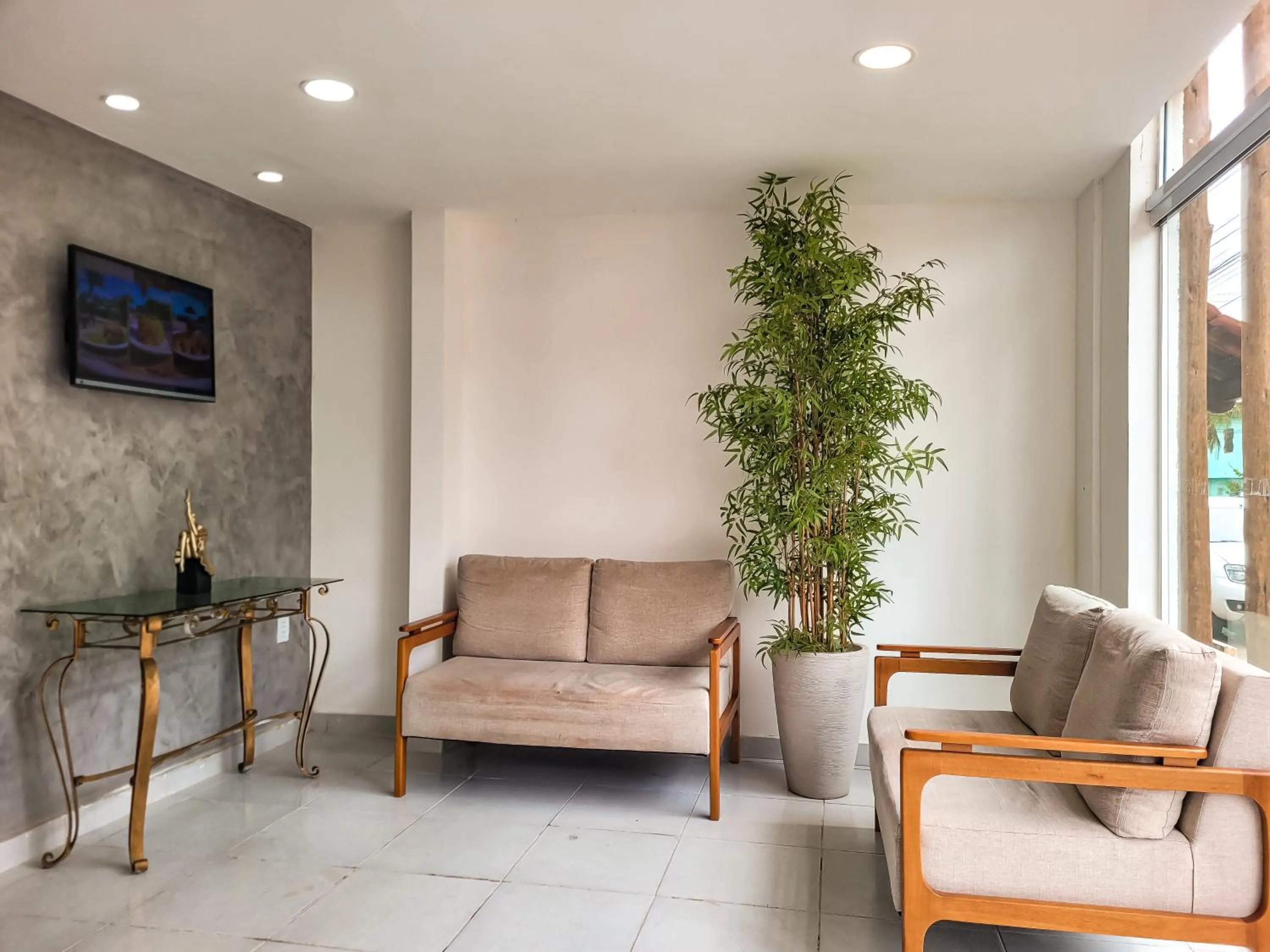 Lobby or reception in Atlântico Sul Hotel