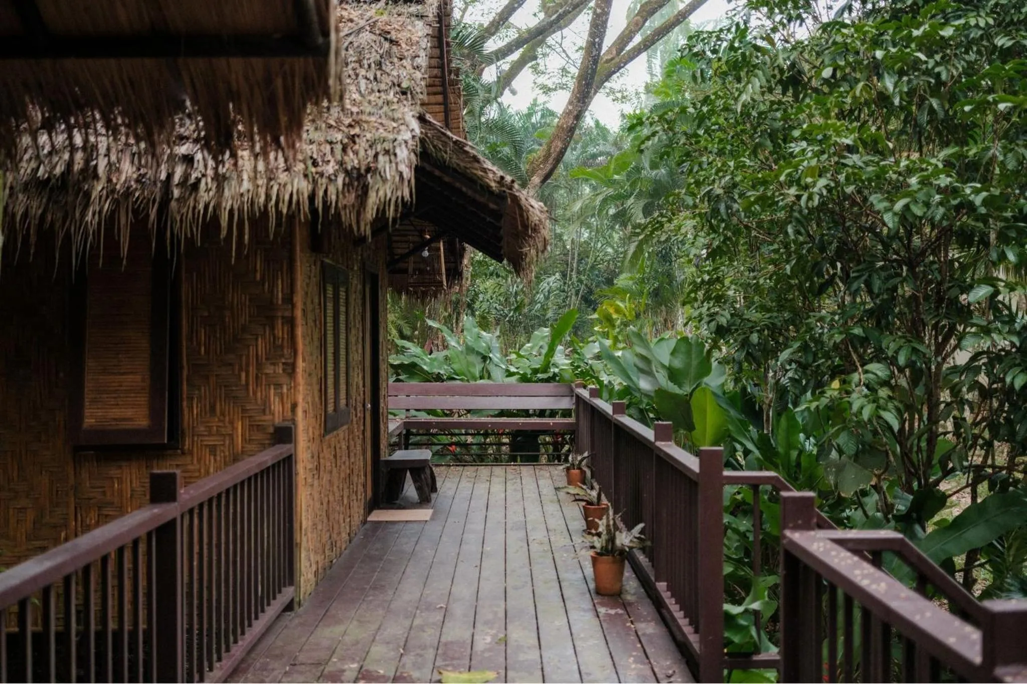 Balcony/Terrace in Wareerak Hot Spring & Wellness- SHA Extra Plus