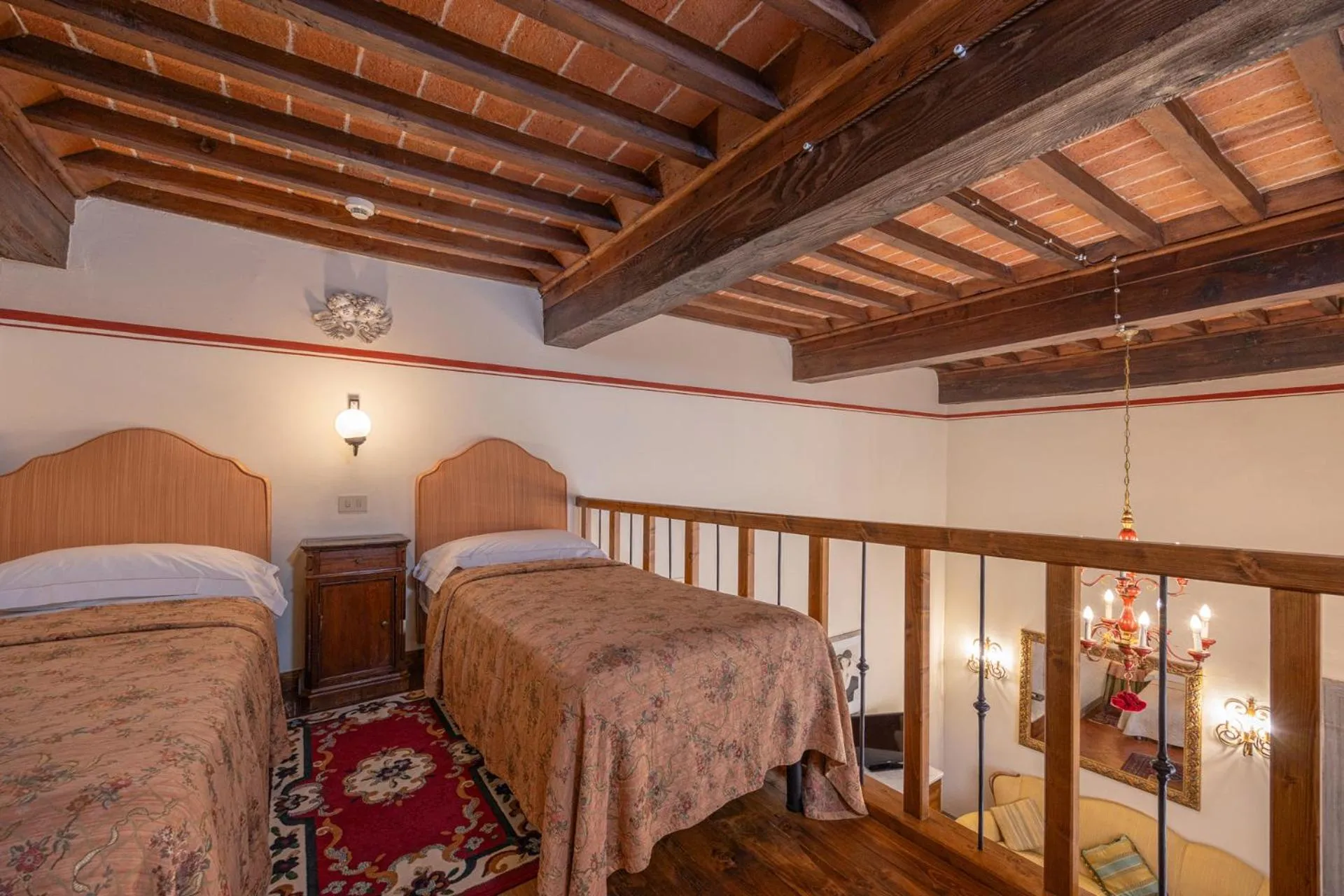 Bed in Hotel San Michele