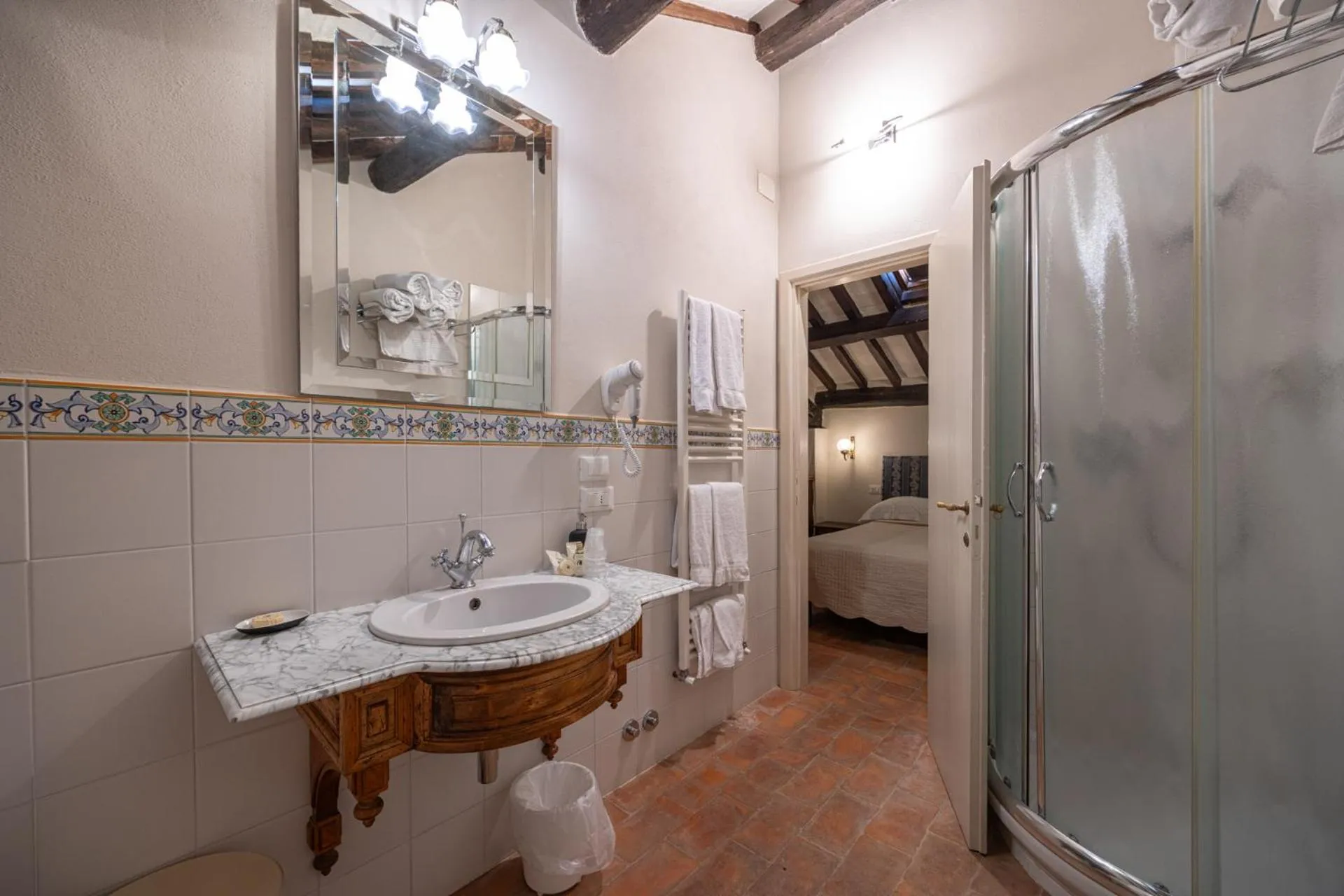 Bathroom in Hotel San Michele
