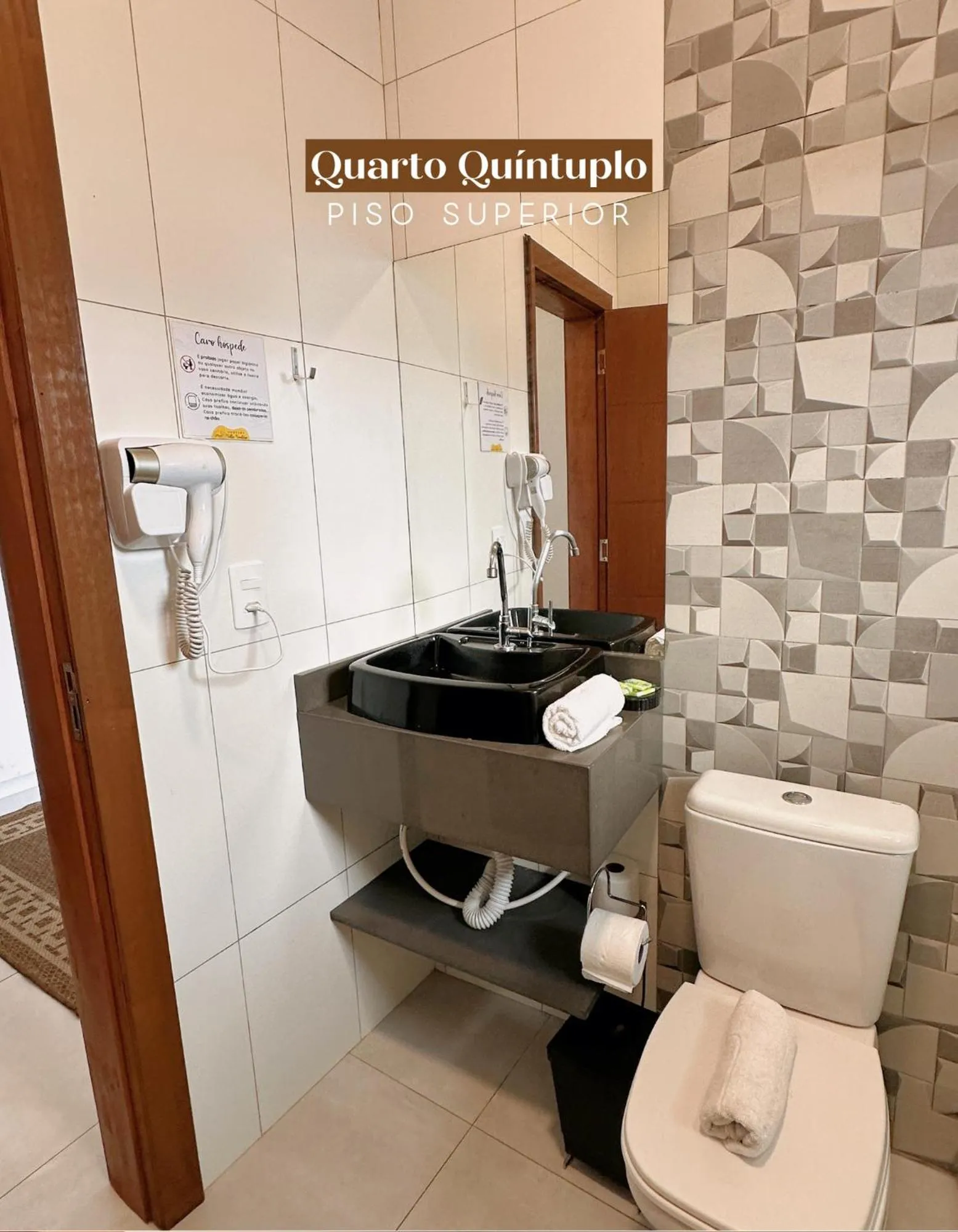 Bathroom in Pousada Villa Vantino