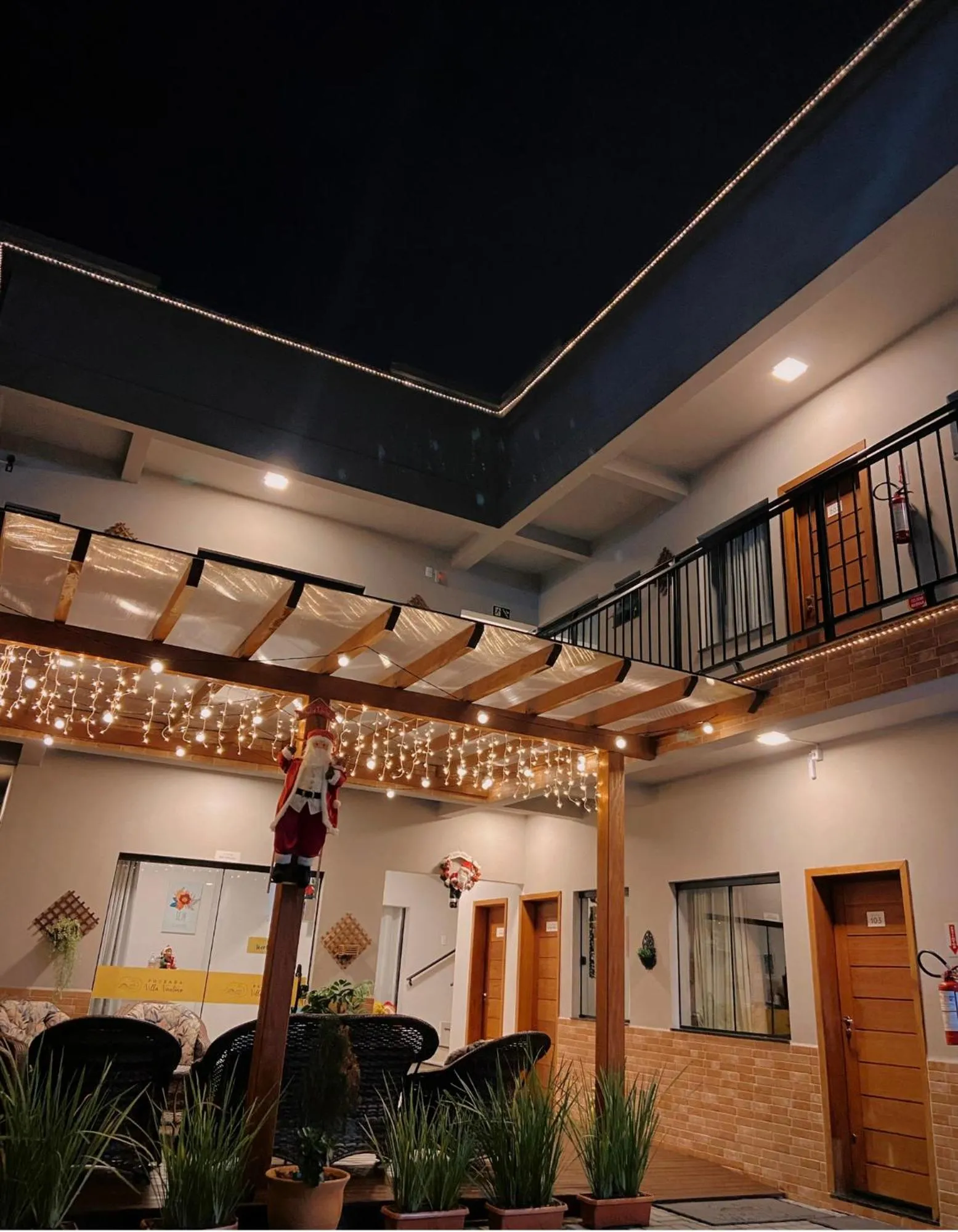 Patio in Pousada Villa Vantino