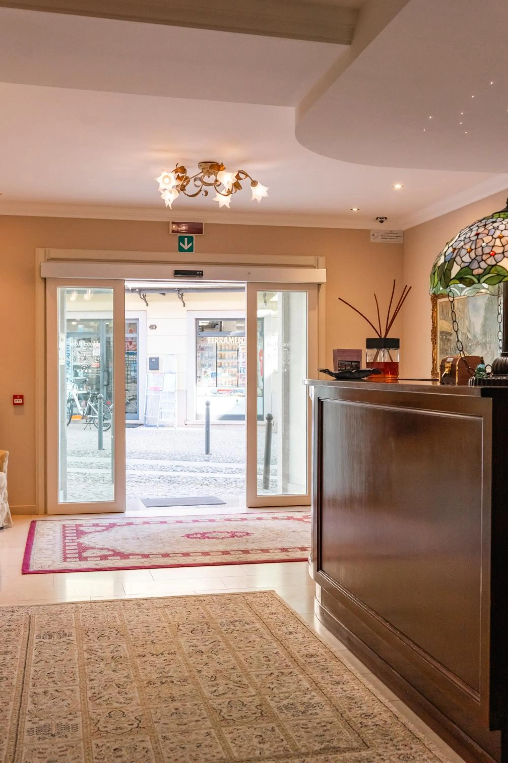 Lobby or reception in Hotel Rosa