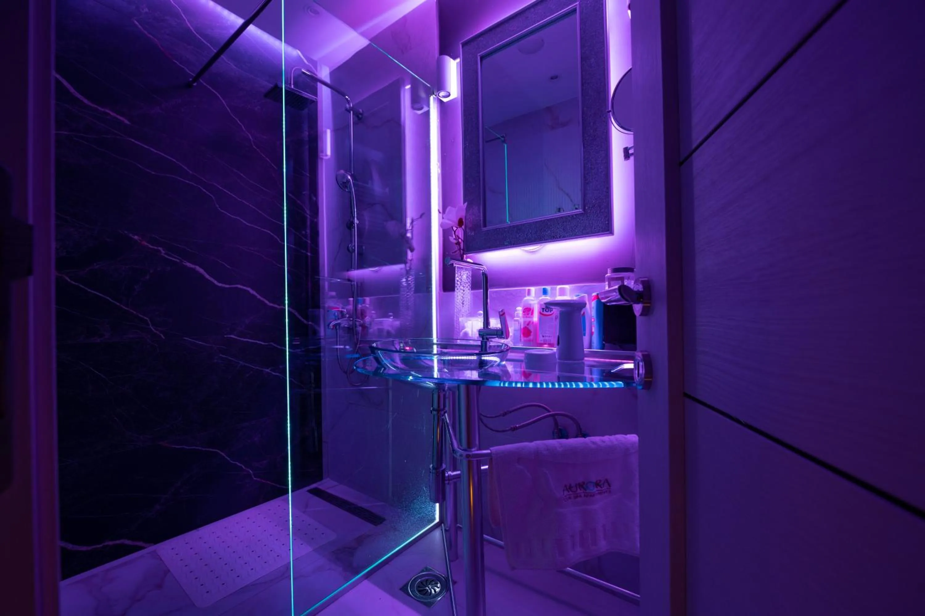 Bathroom in Aurora Lux Spa Smart apartments