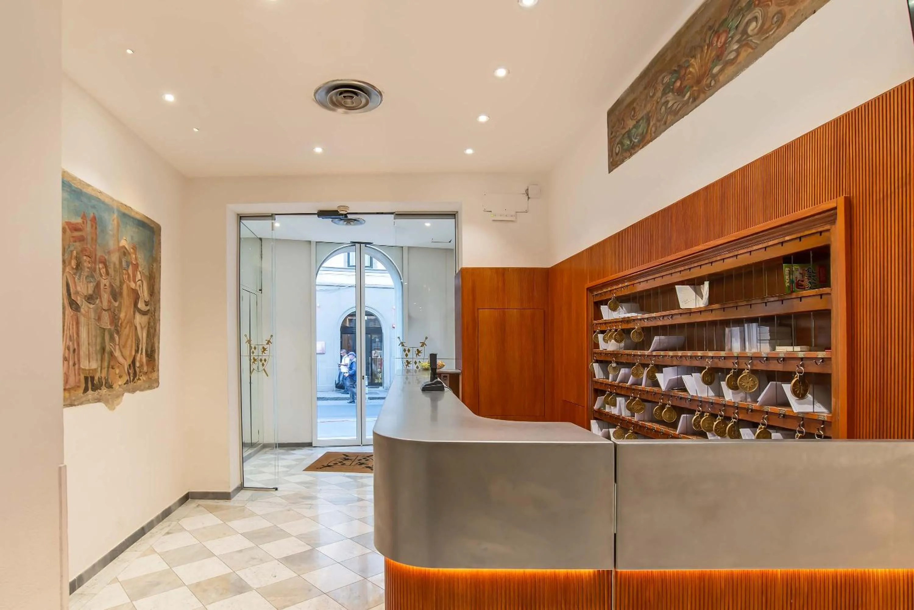 Lobby or reception in Hotel Machiavelli Palace