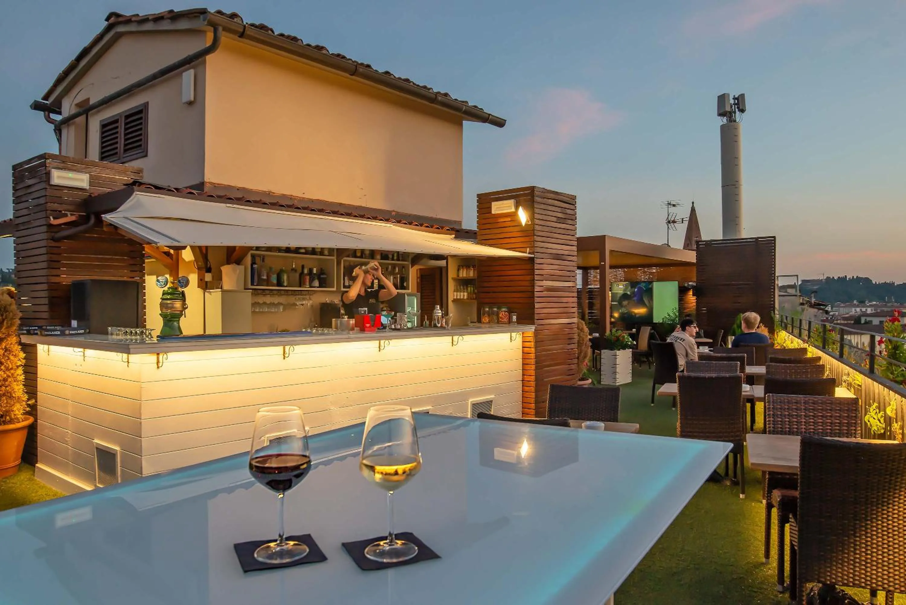 Balcony/Terrace in Hotel Machiavelli Palace