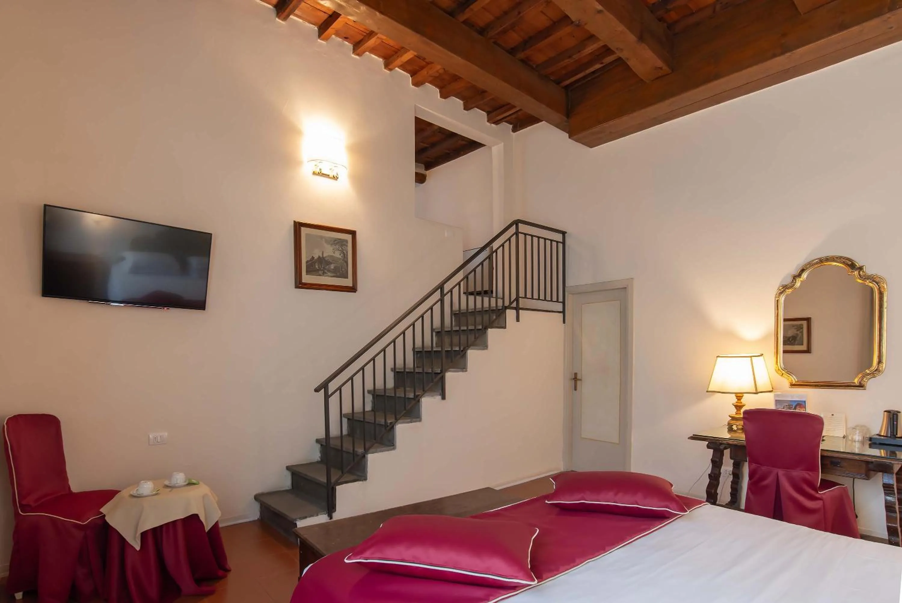 Bedroom, Bed in Hotel Machiavelli Palace