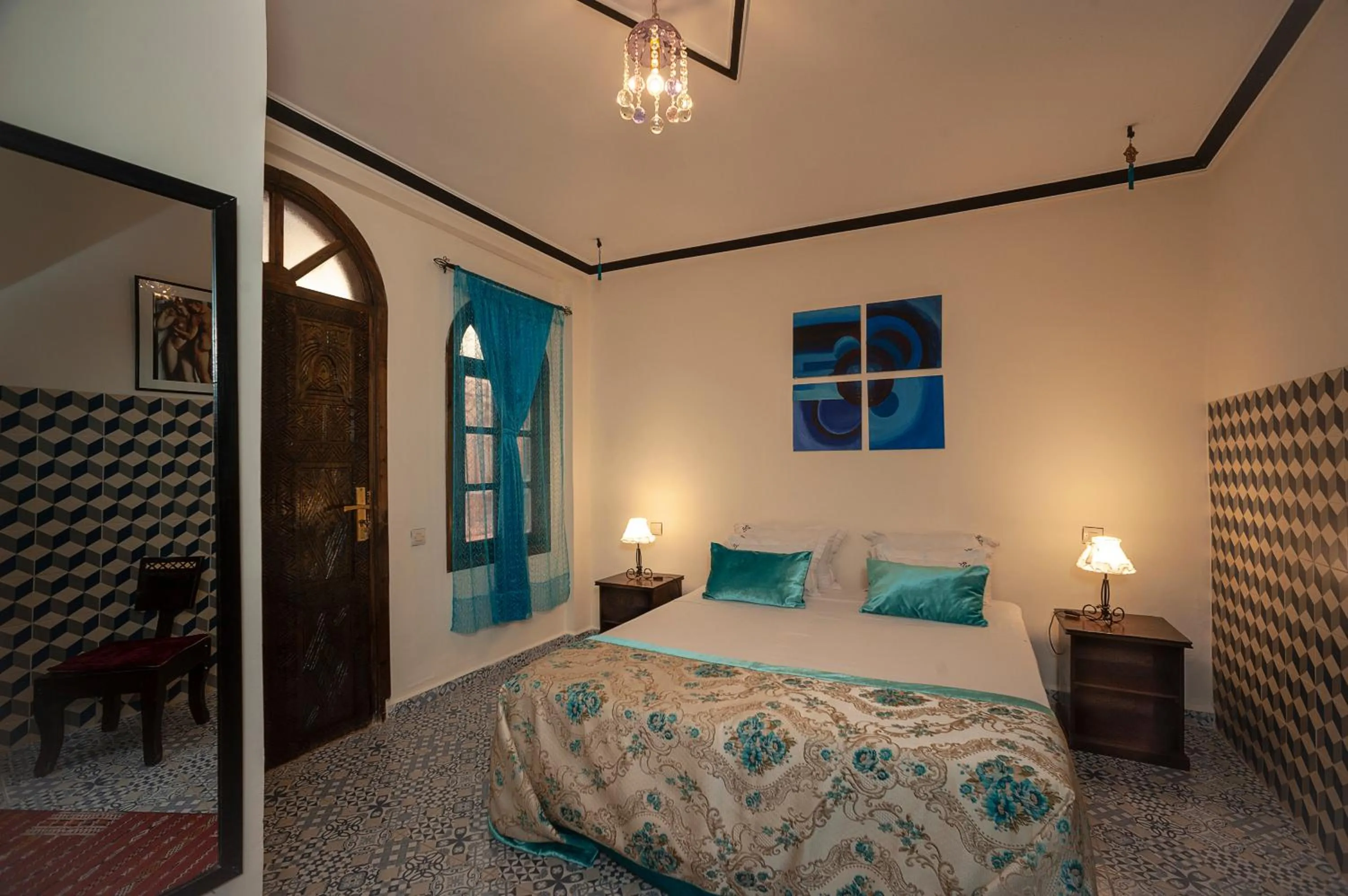 Bedroom, Bed in Riad De La Semaine