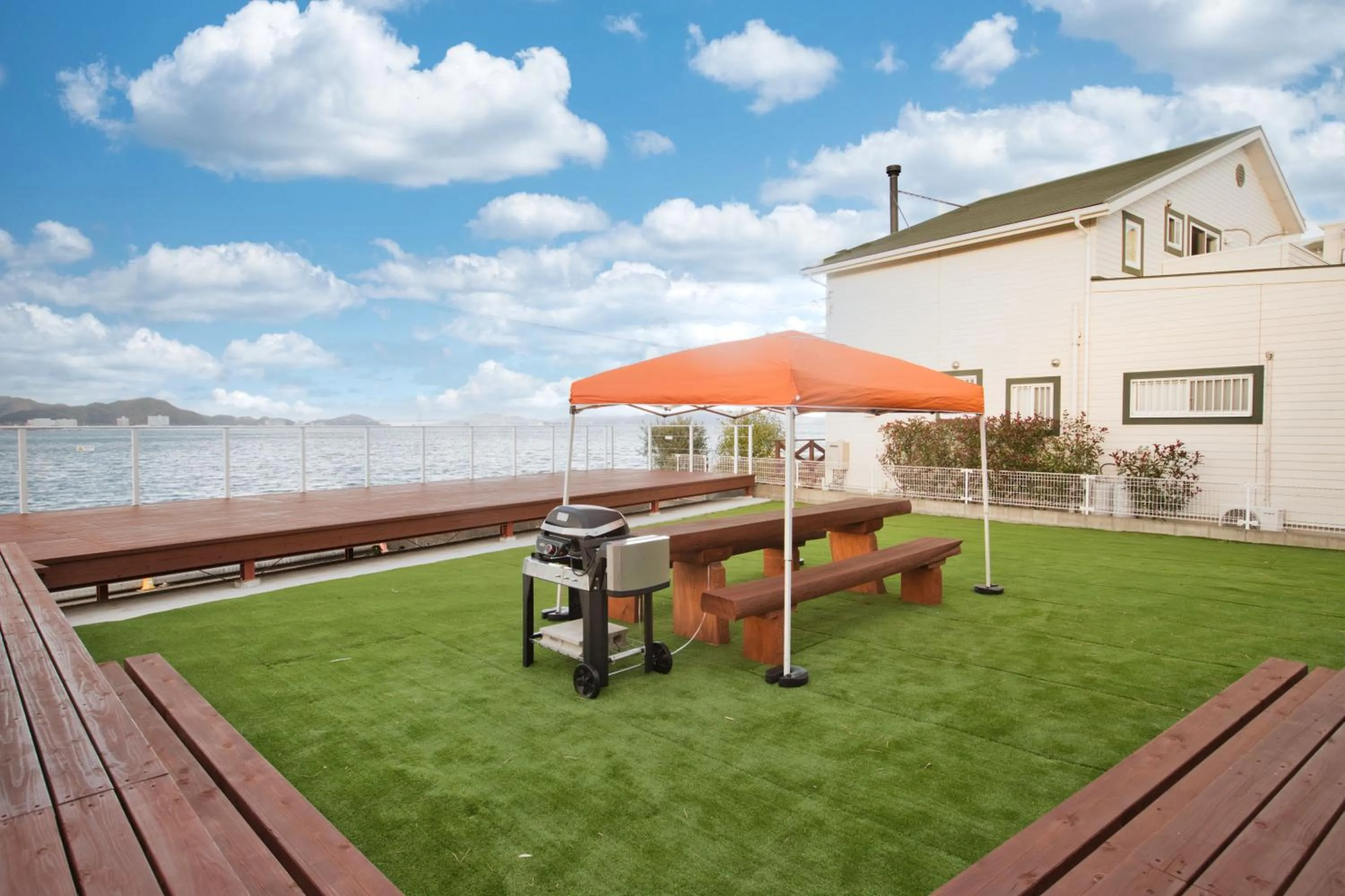 Balcony/Terrace in オーシャンヴィラ鳴門-Ocean Villa Naruto-