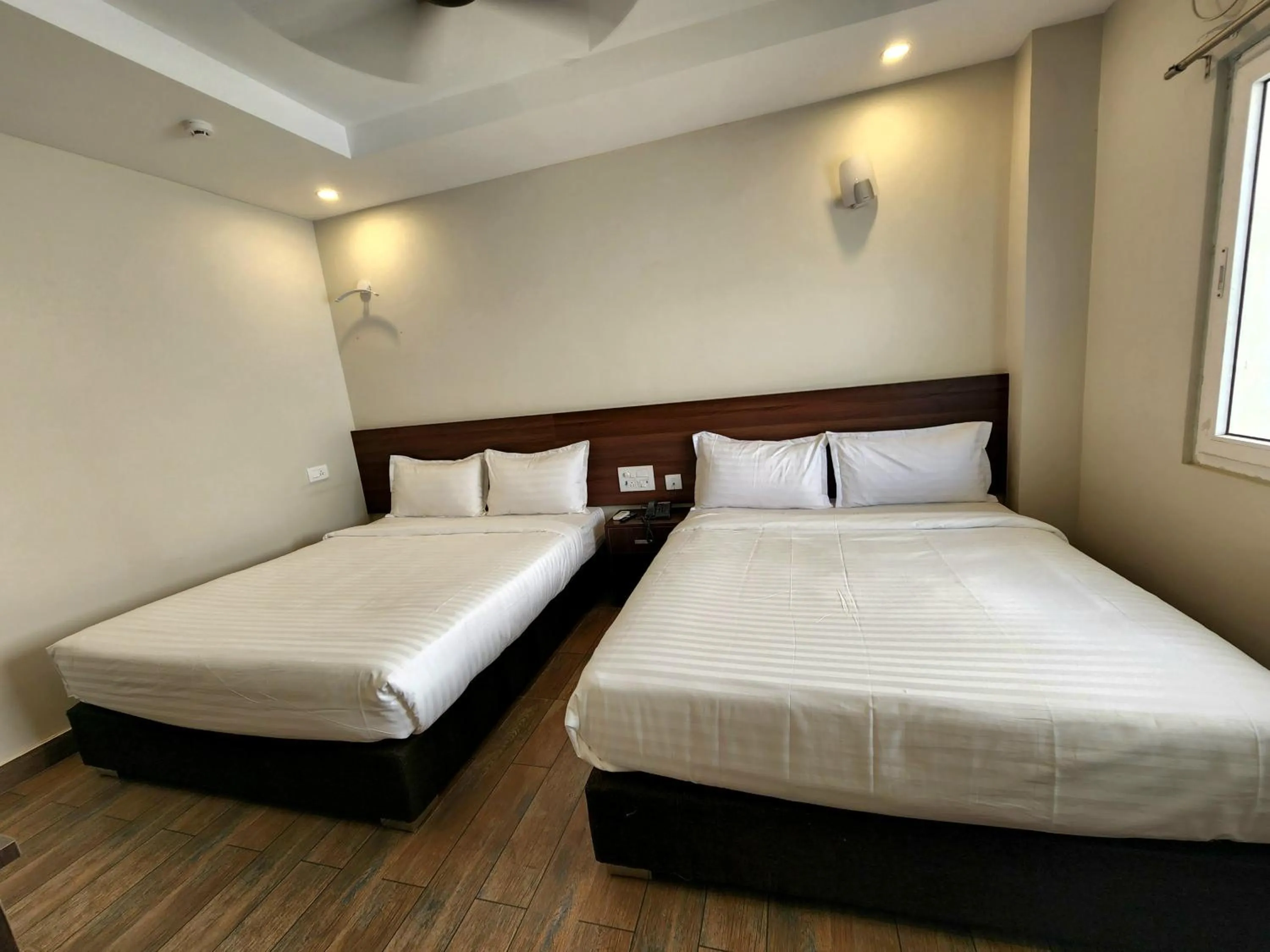 Bed in HOTEL PARK KRISHNA