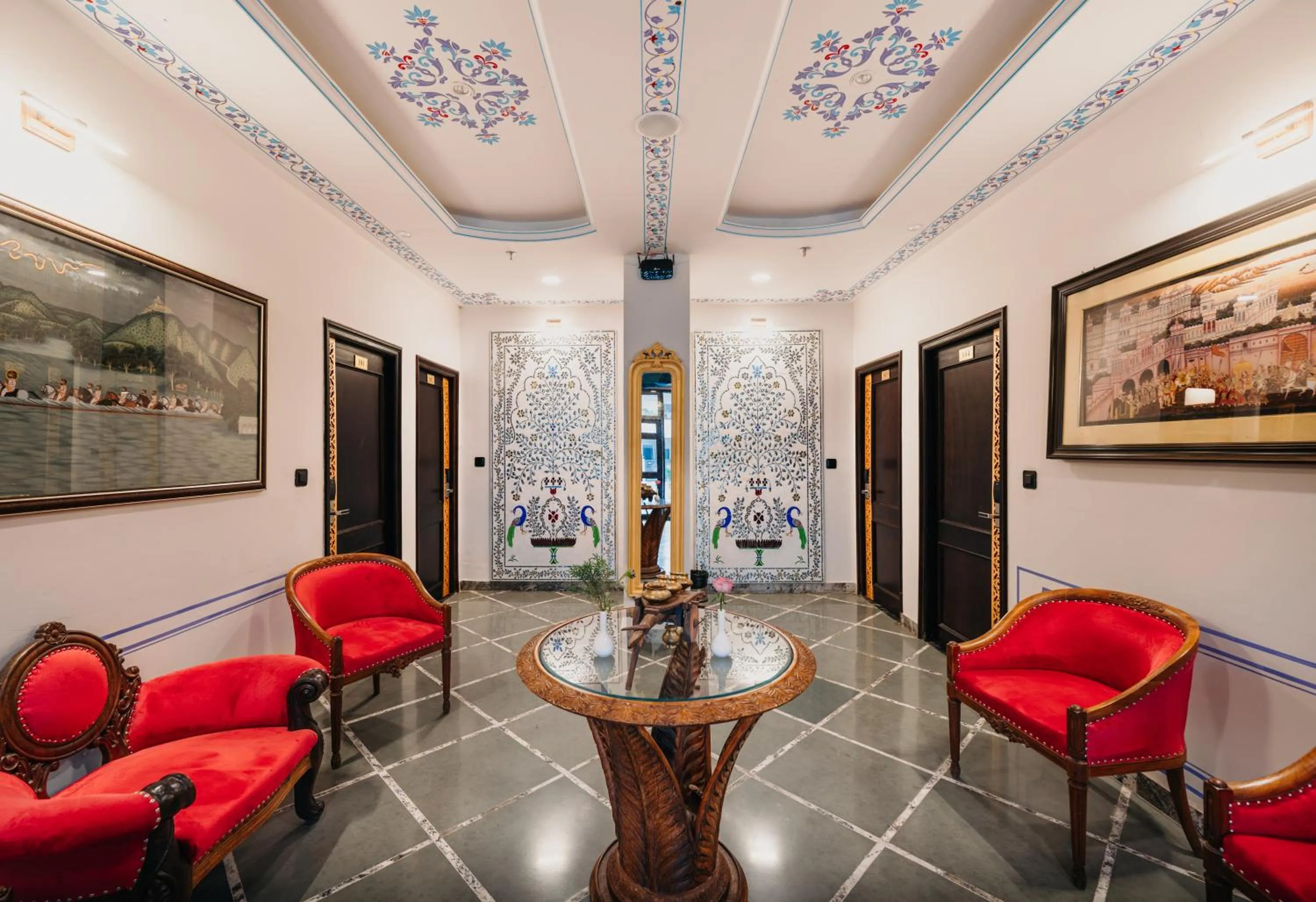 Seating area in The Chronicles - Near the Lake Pichola Udaipur