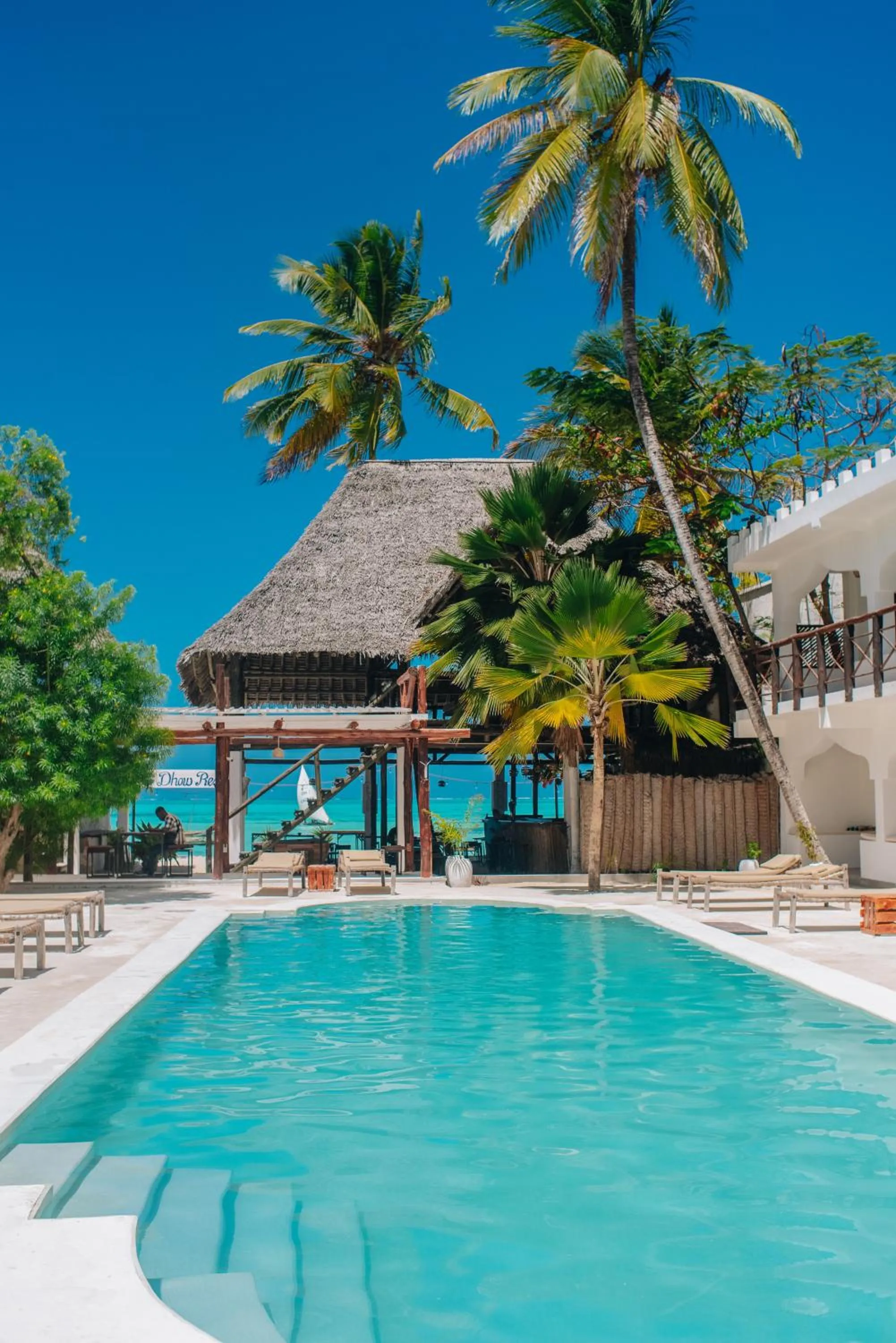 Swimming pool in Dhow Resort