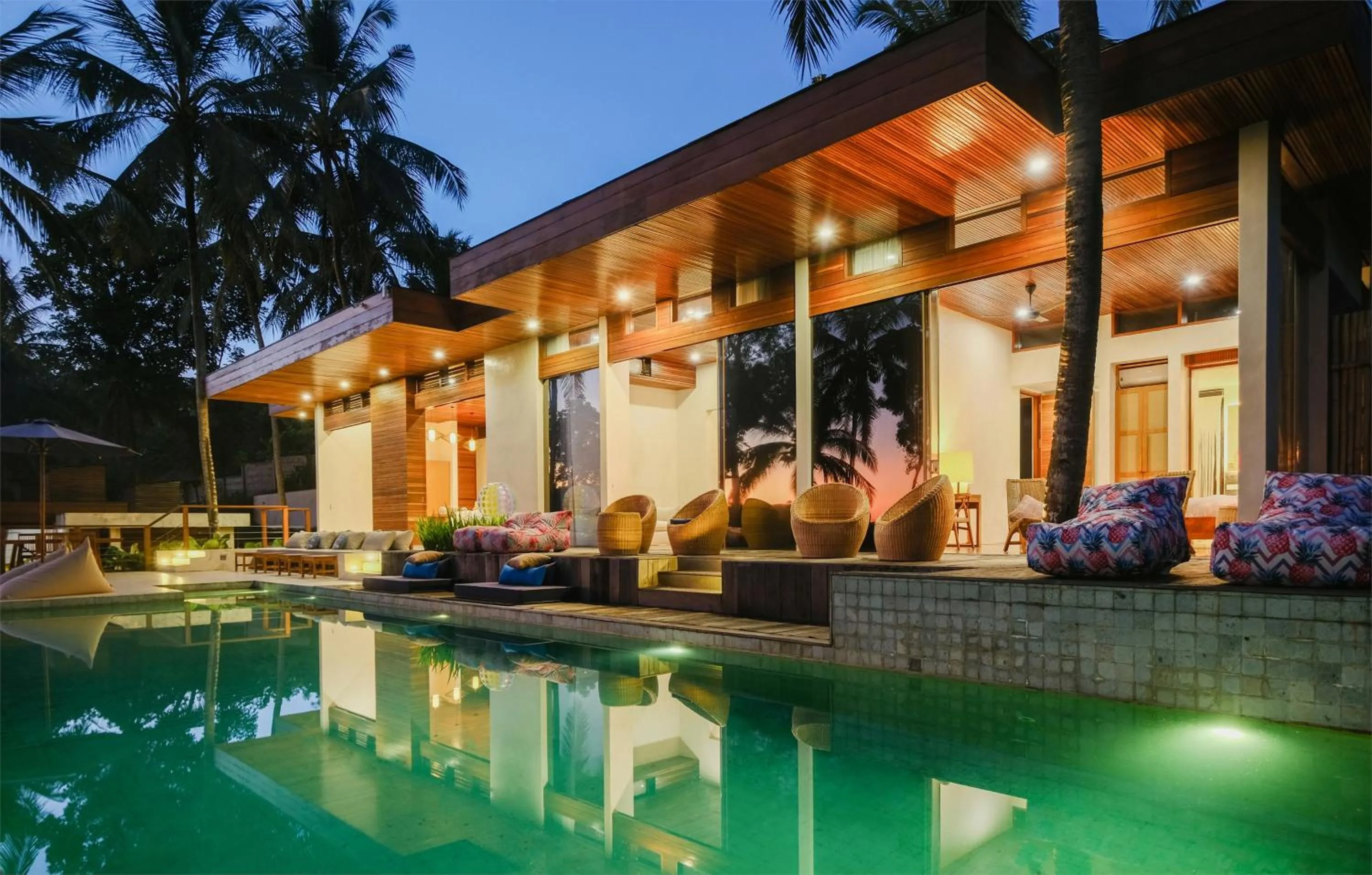 Swimming pool in EMHILL Estate Lombok