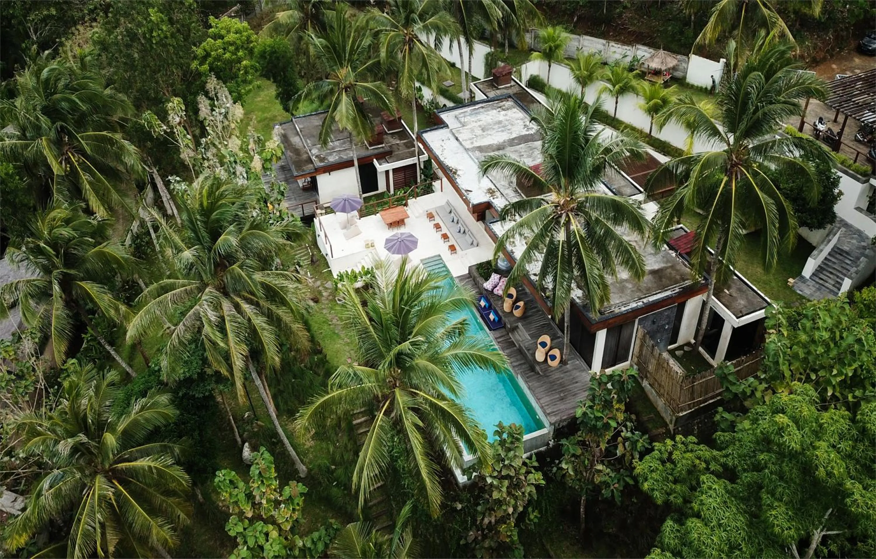 Swimming pool in EMHILL Estate Lombok