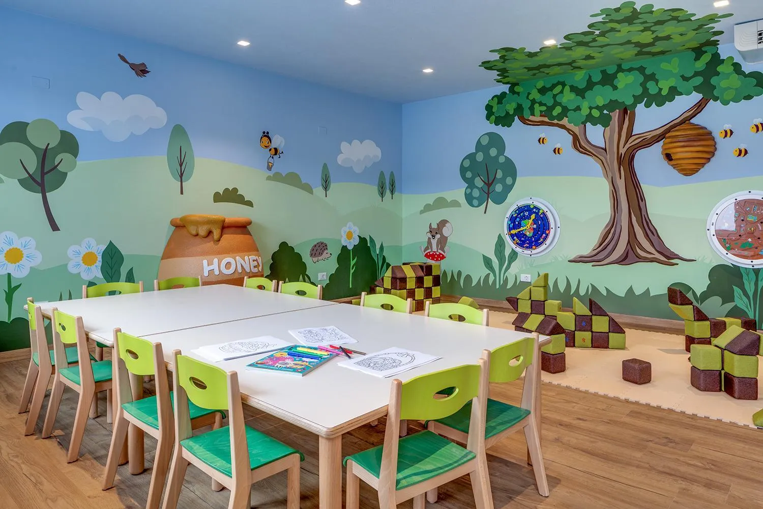 Children play ground in Poiano Garda Resort Hotel