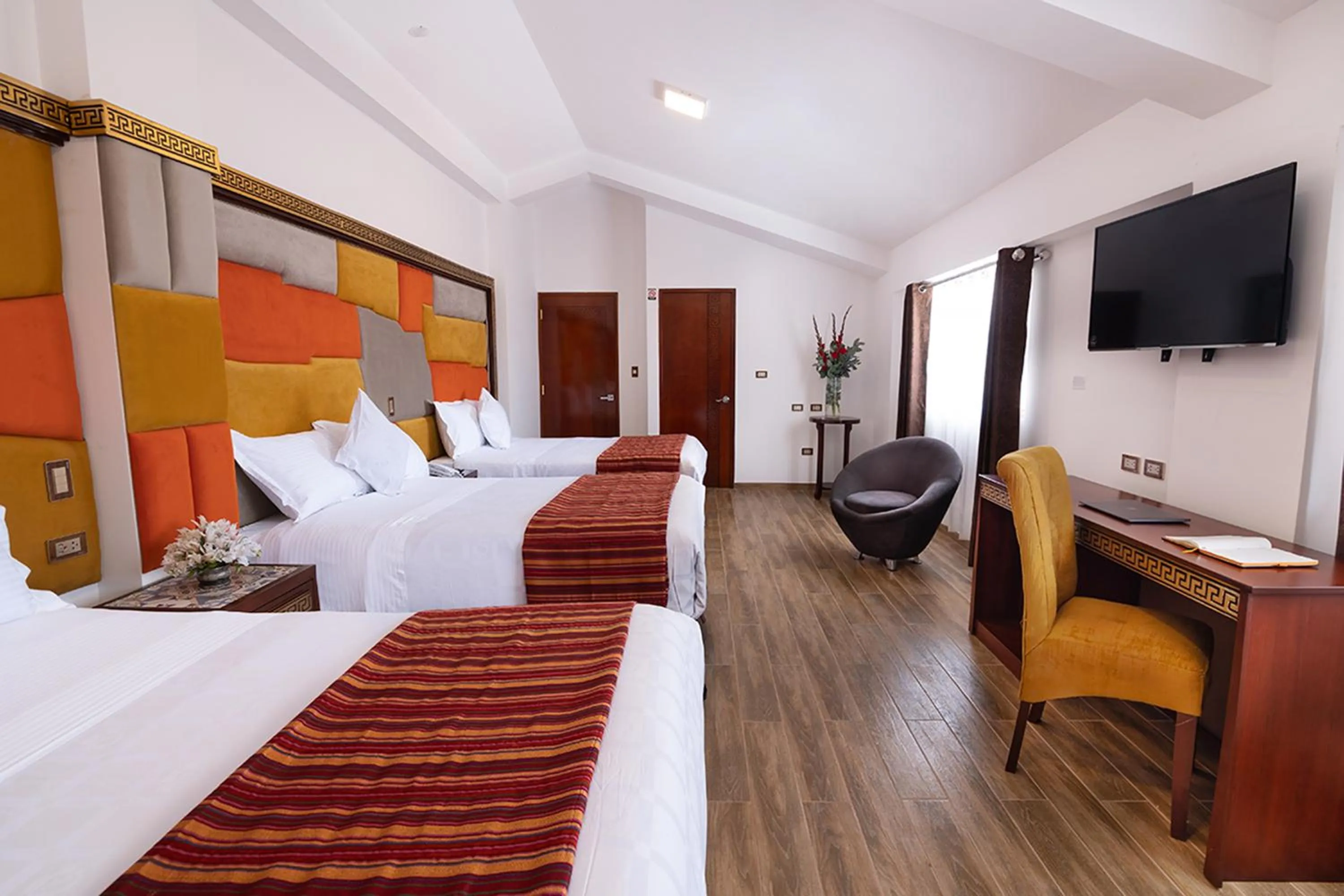 Photo of the whole room, Bed in Hotel Hacienda Cusco Centro Historico