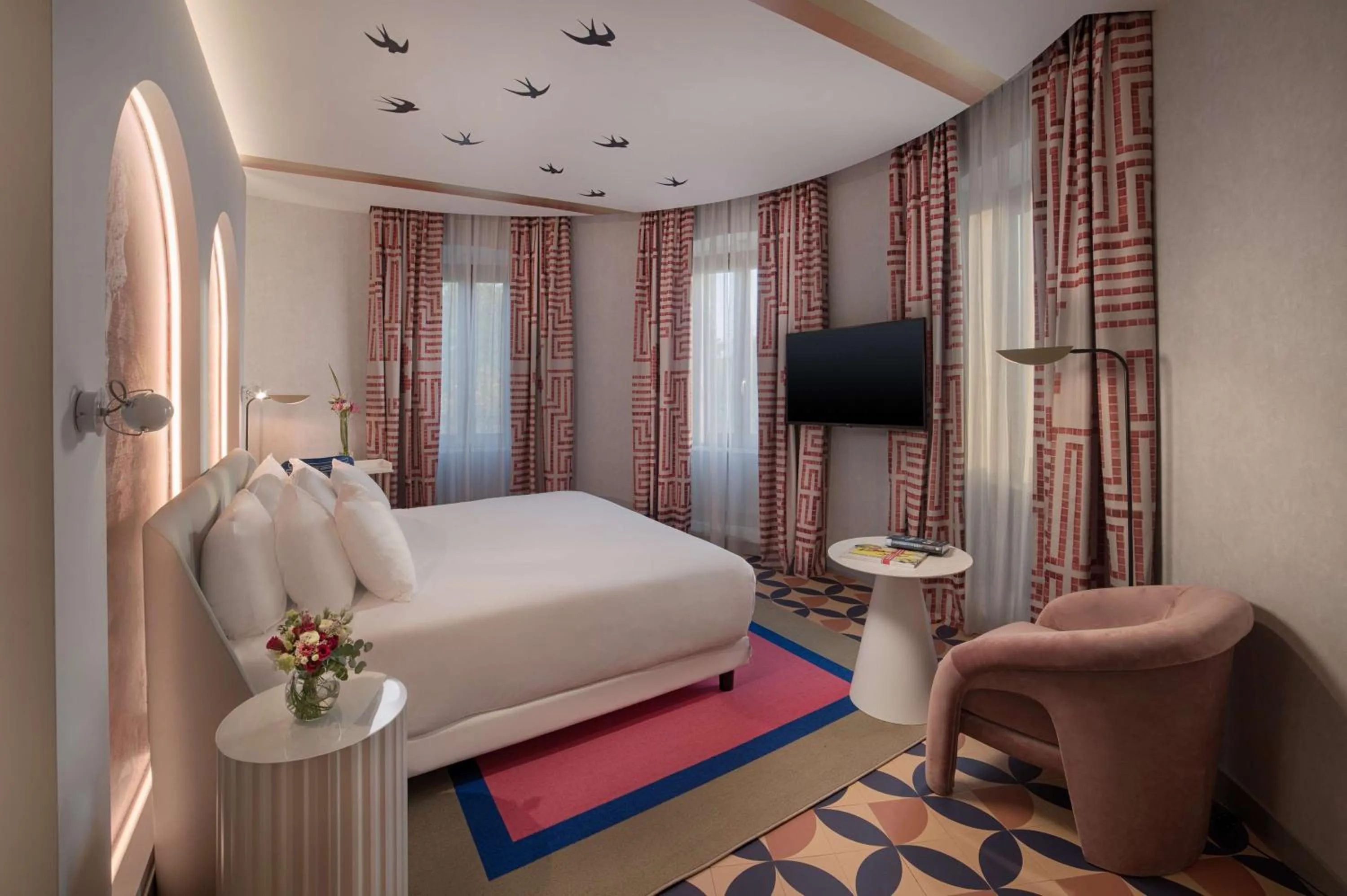 Bedroom, Bed in nhow Roma