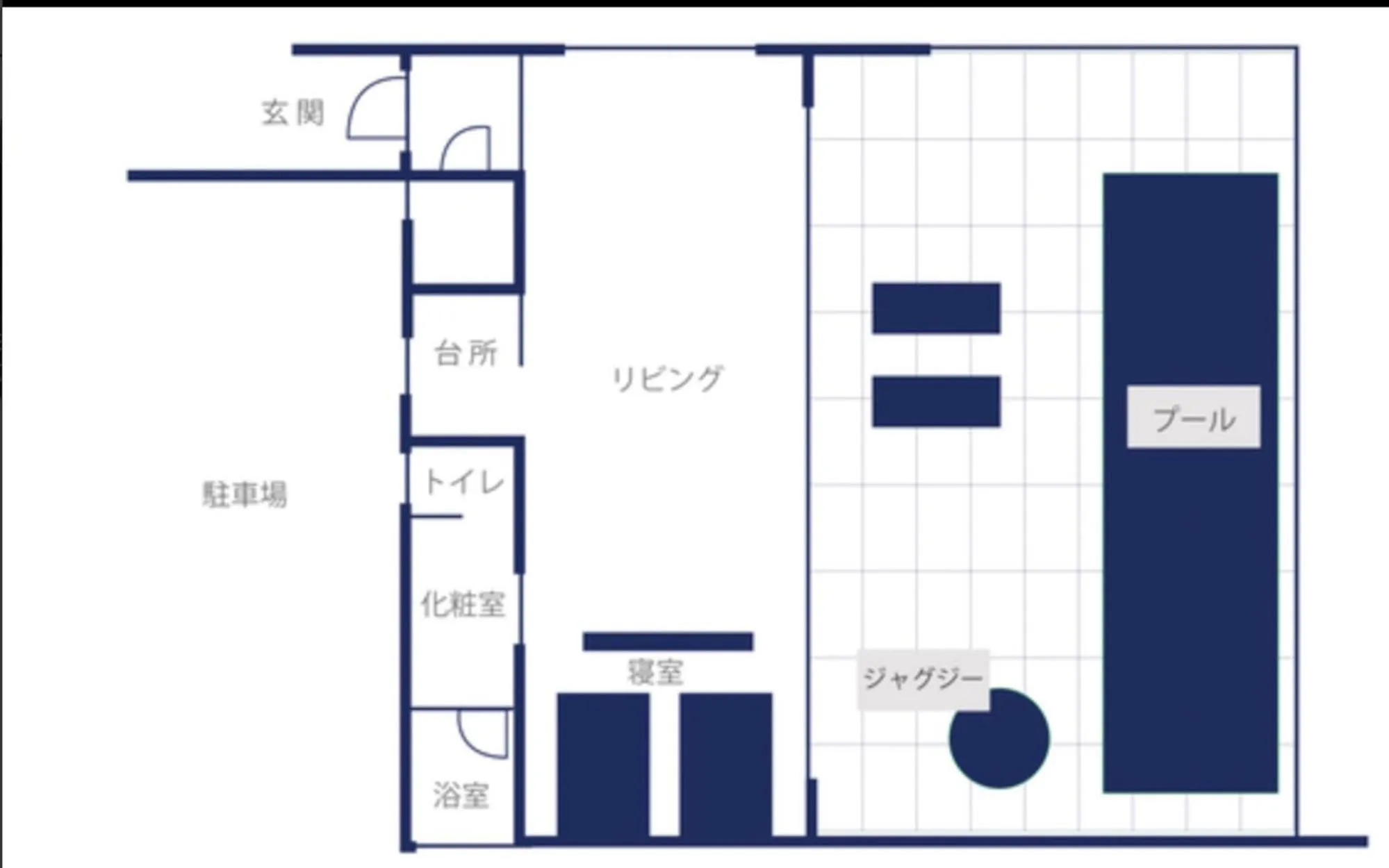 Floor plan in Villa Alyssum