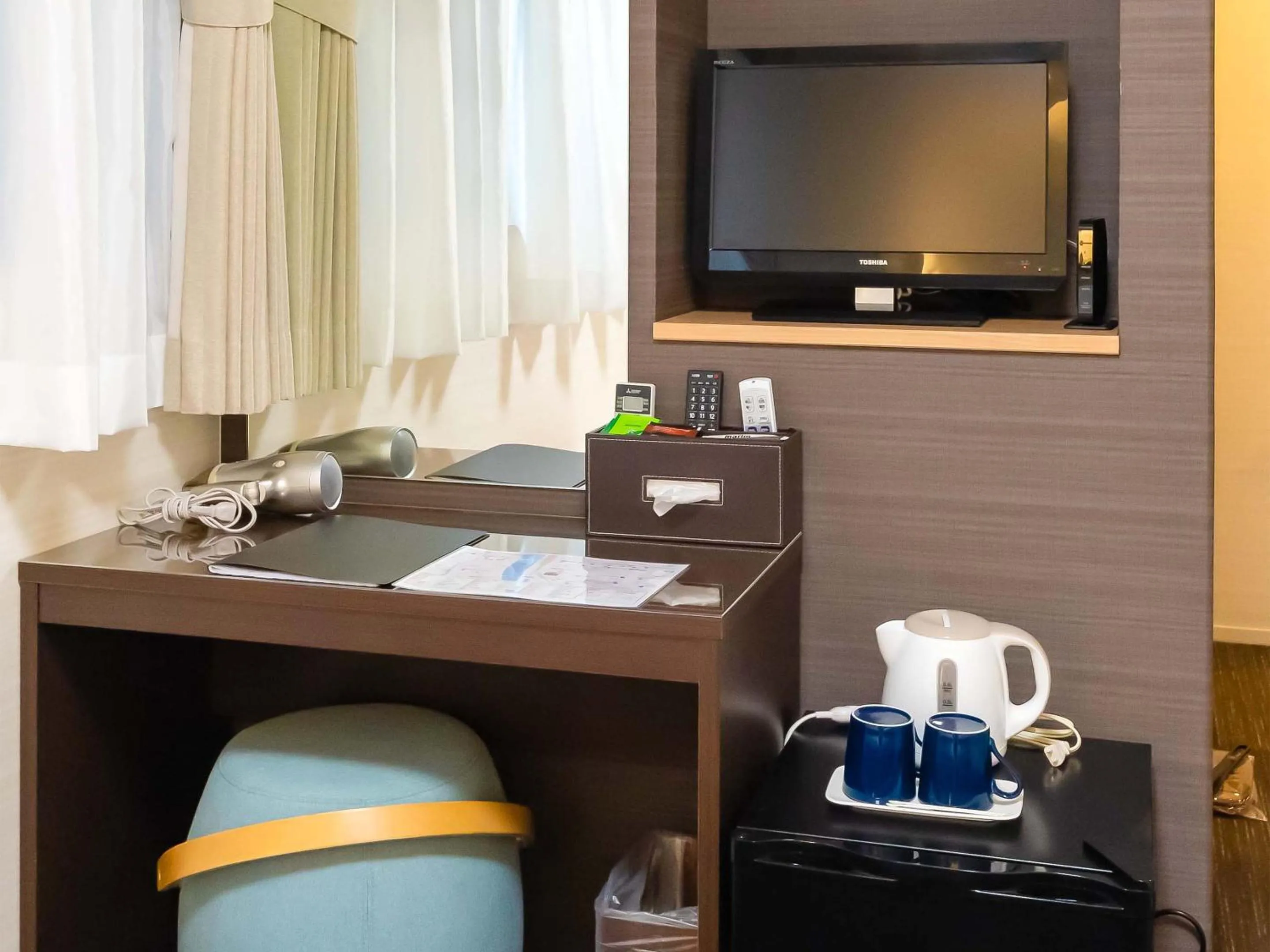 TV and multimedia in Kyoto inn Mio