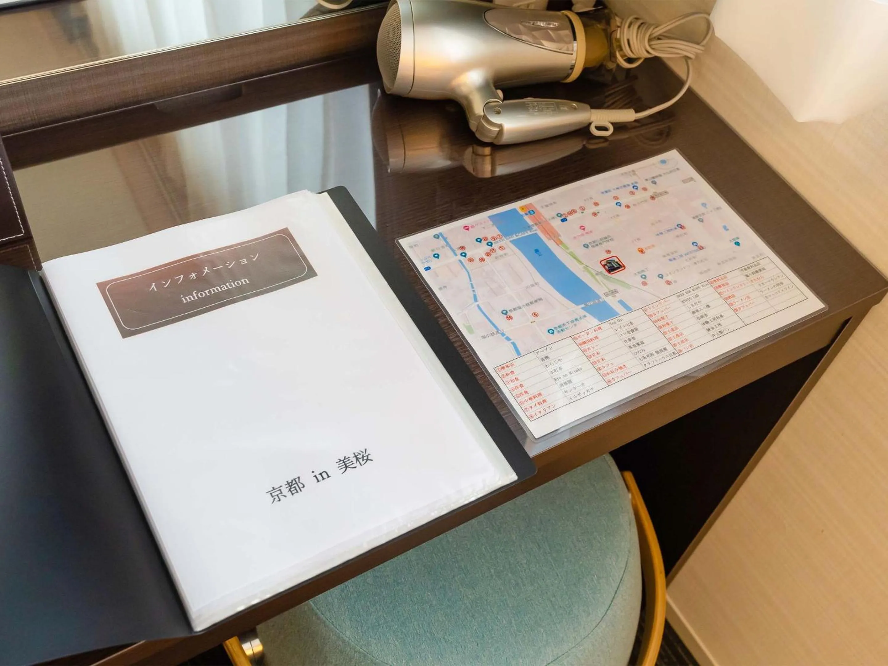 Area and facilities in Kyoto inn Mio