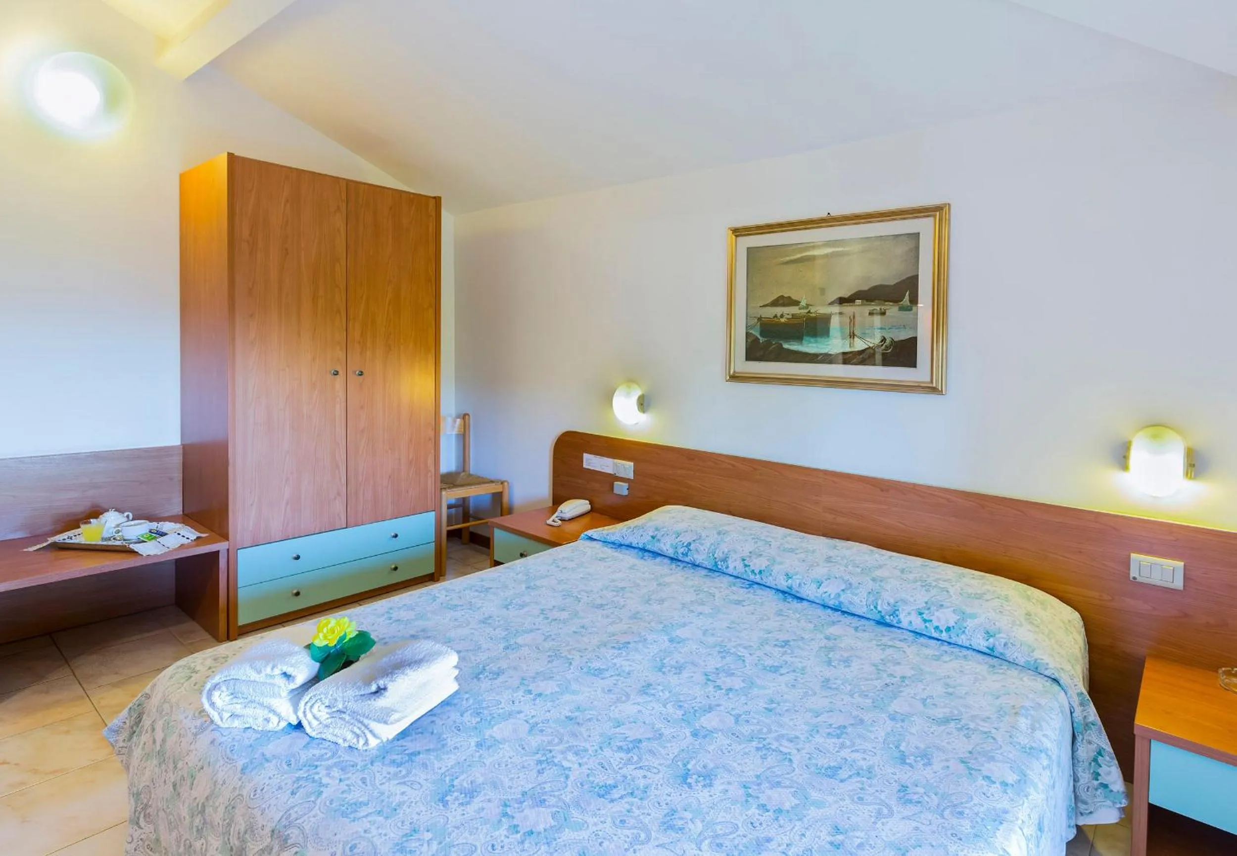 Bed in Hotel Darsena