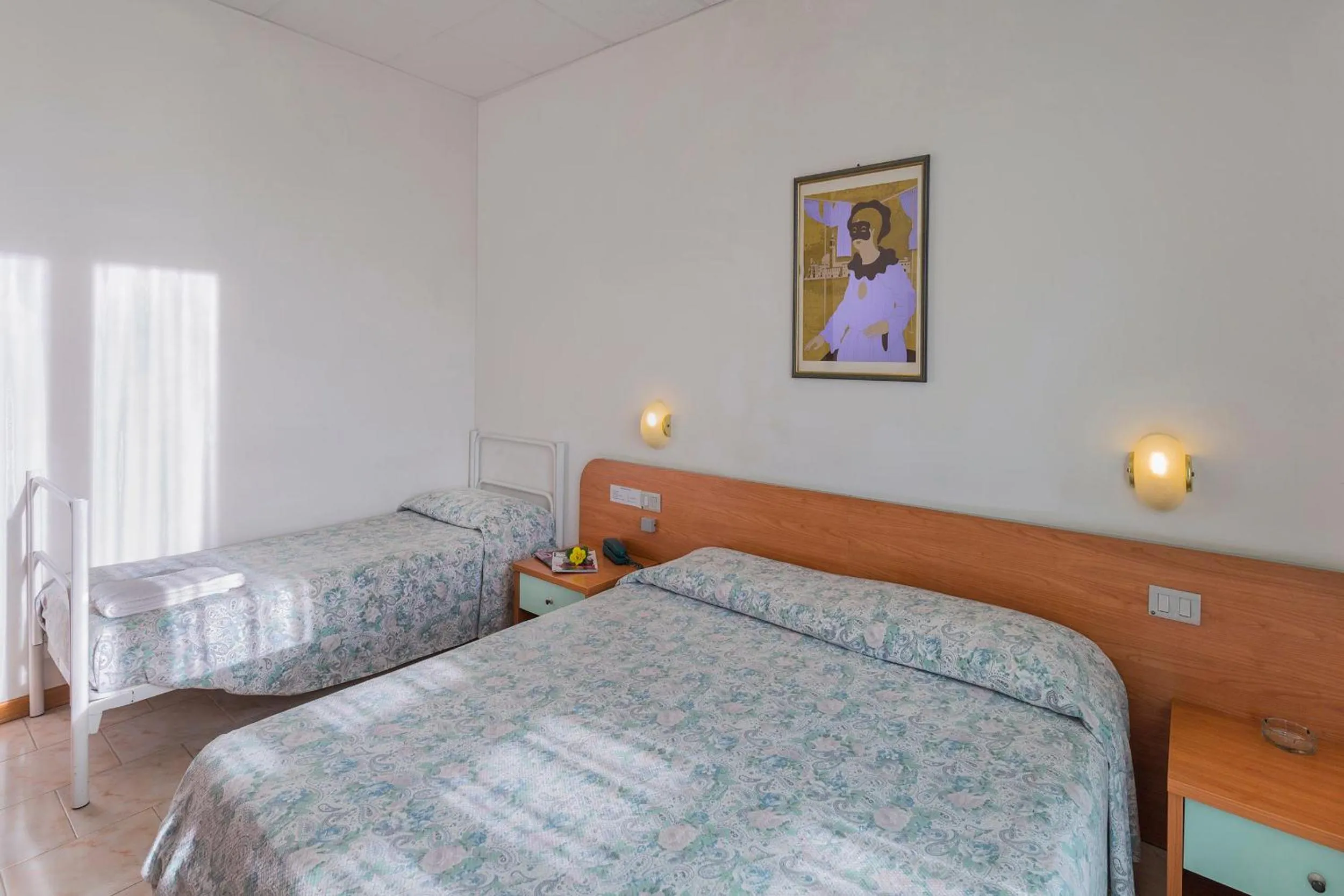 Bed in Hotel Darsena