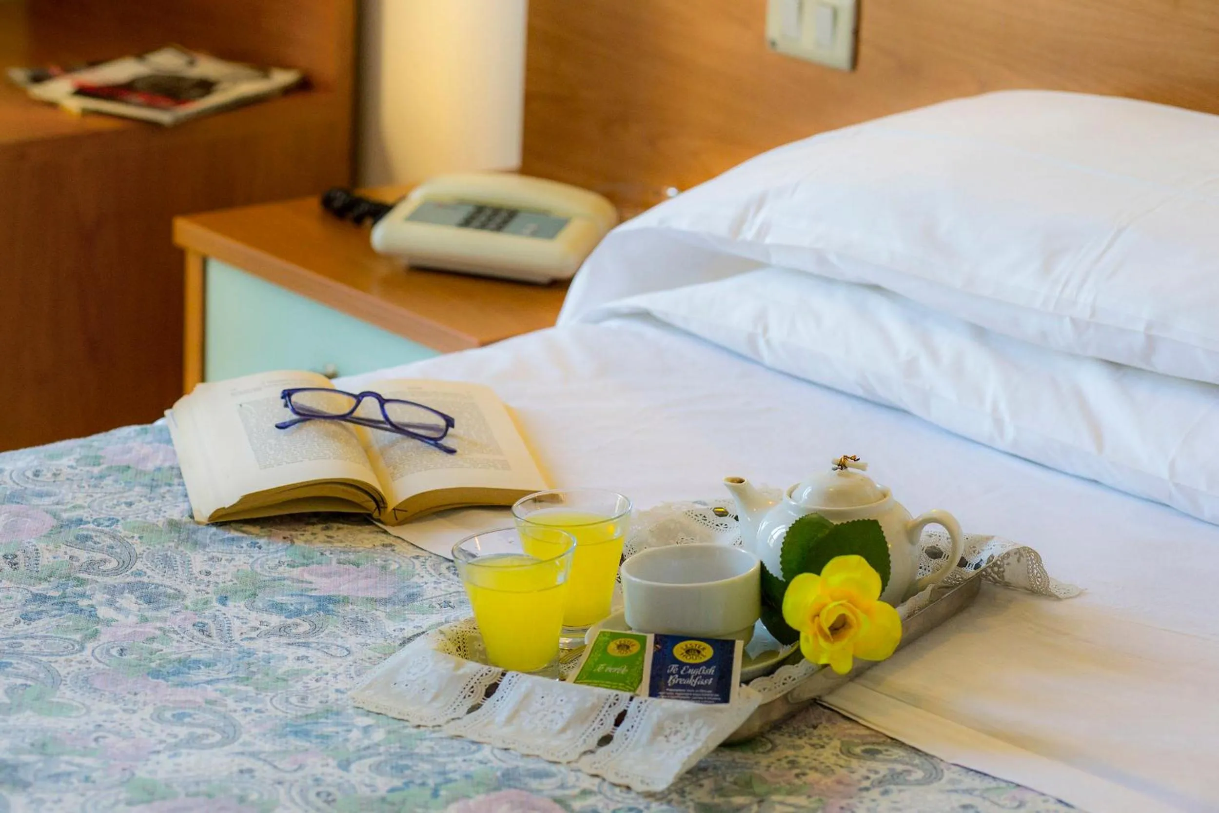 Bed in Hotel Darsena