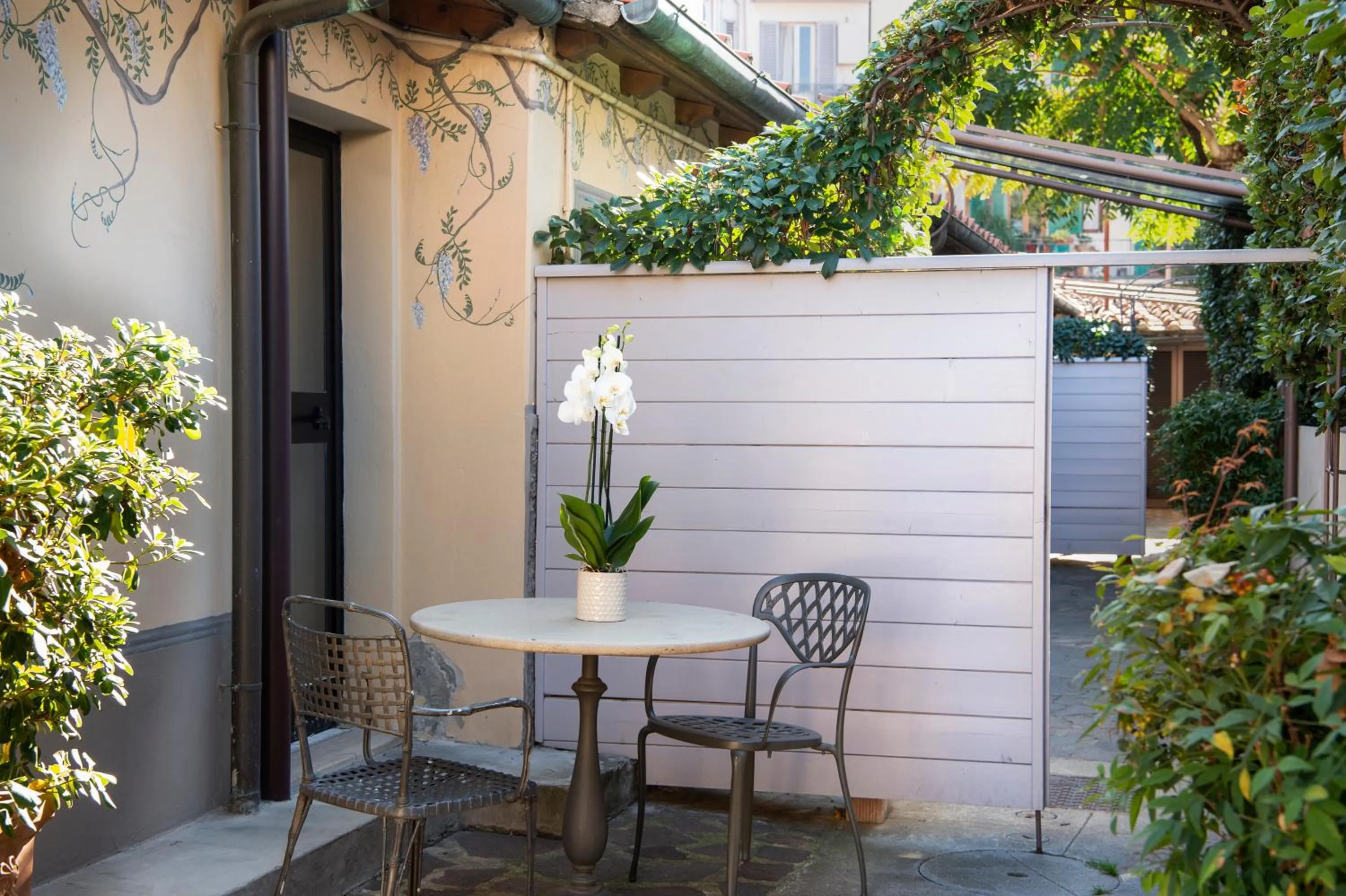 Balcony/Terrace in Hotel Grifone Firenze - Meetings & Spa