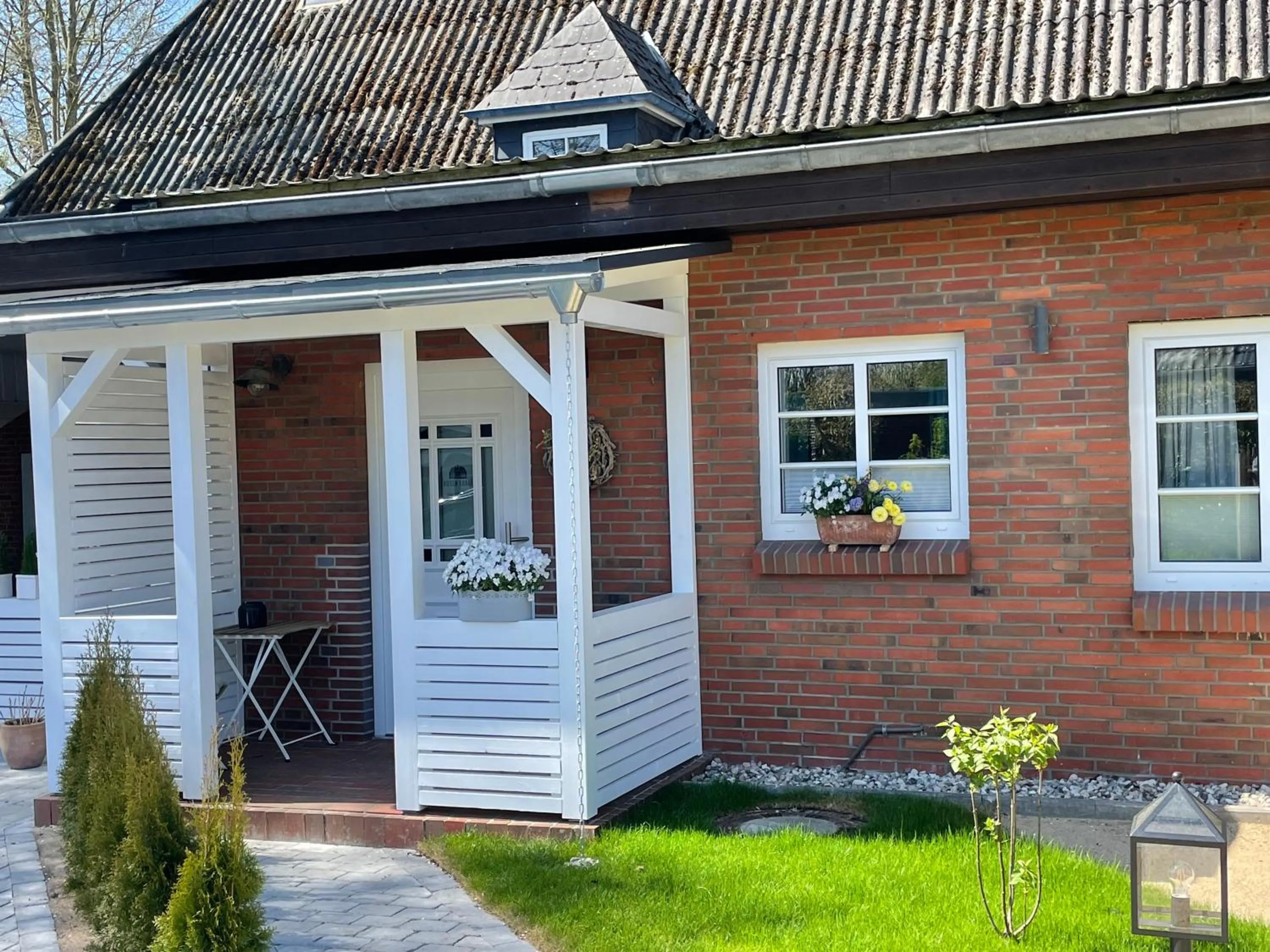 Property building in Friesen-Lodge Ferienwohnungen