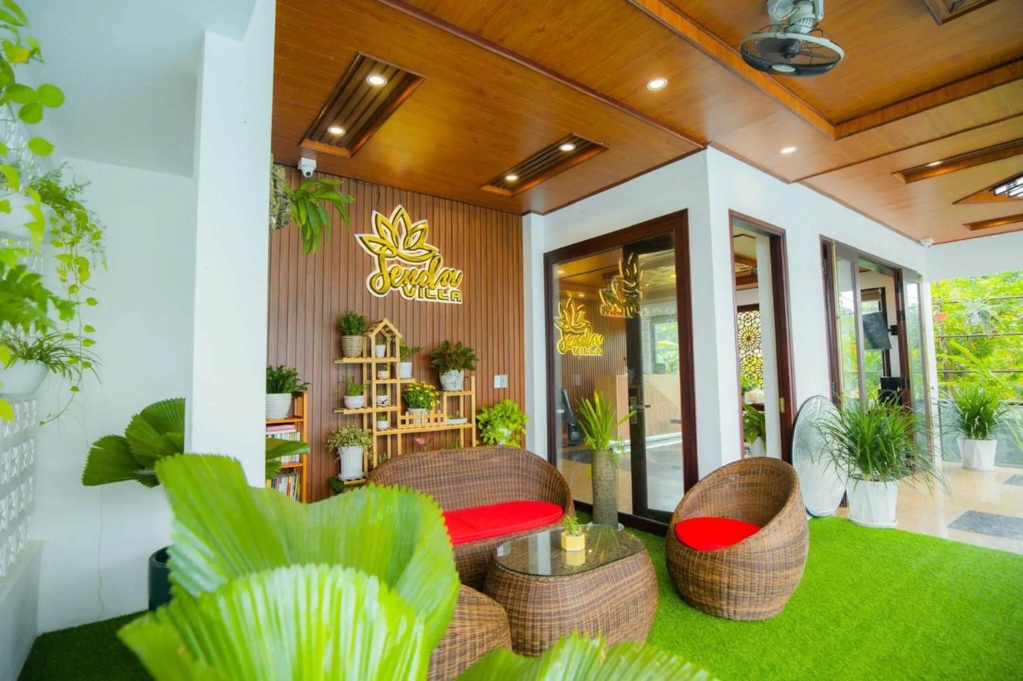 Lobby or reception in SenDa Villa & Apartment Hoi An