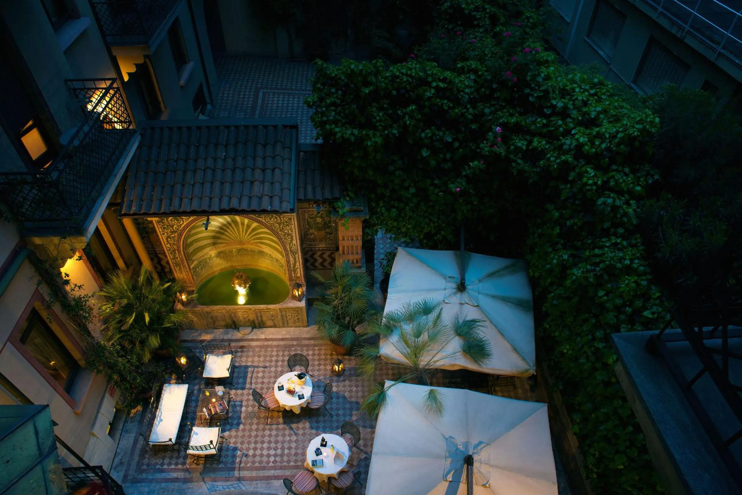 Garden in Hotel Milano Regency