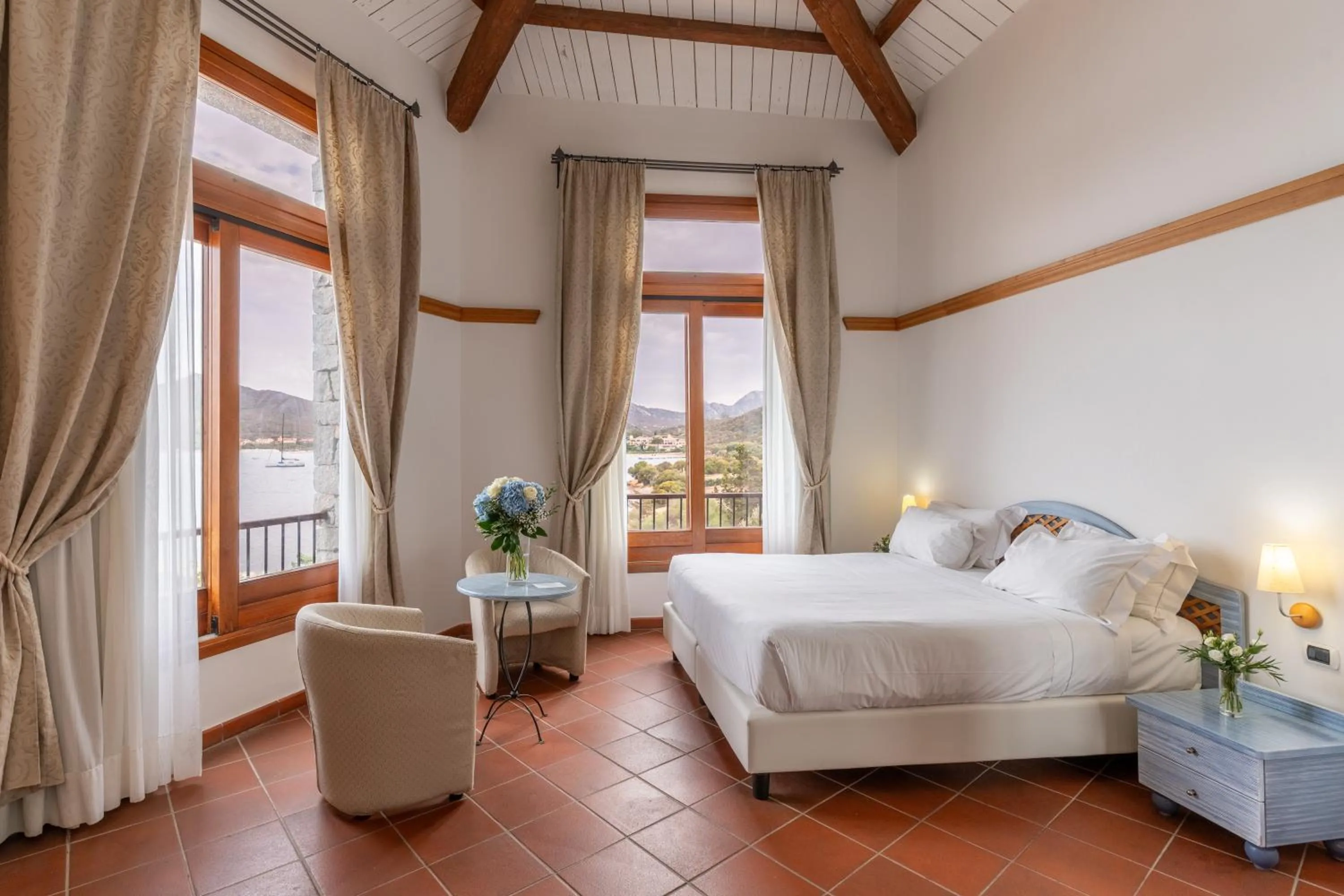 Bedroom, Bed in Hotel Palumbalza Porto Rotondo