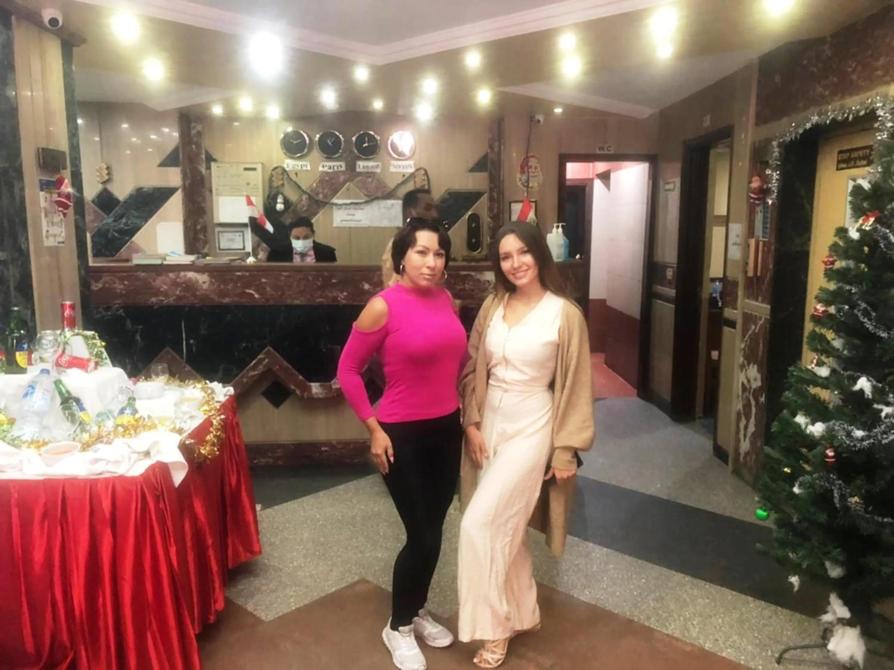 People in New Saint Catherine Hotel