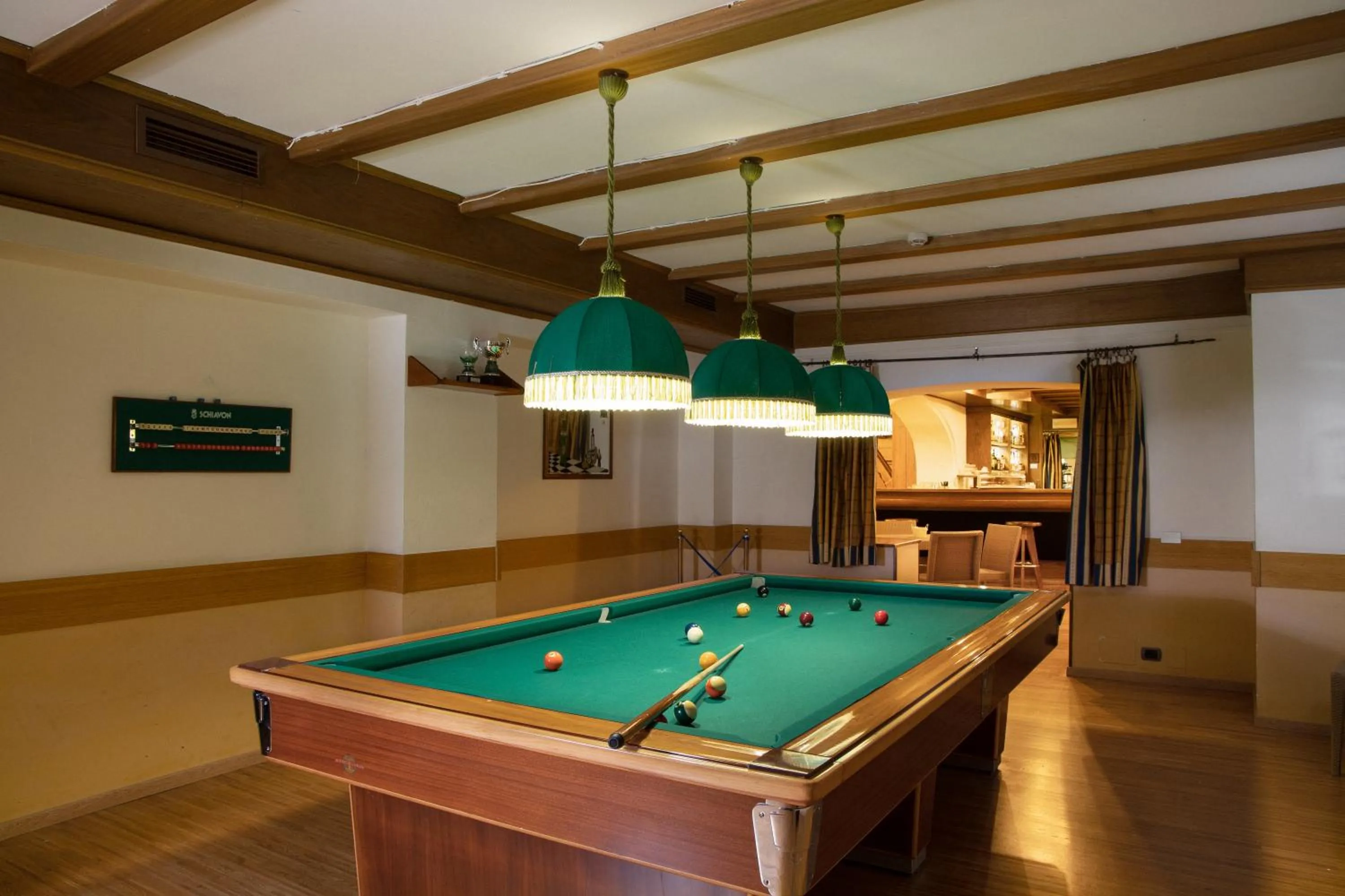 Billiard in Hotel Miramonti Corvara