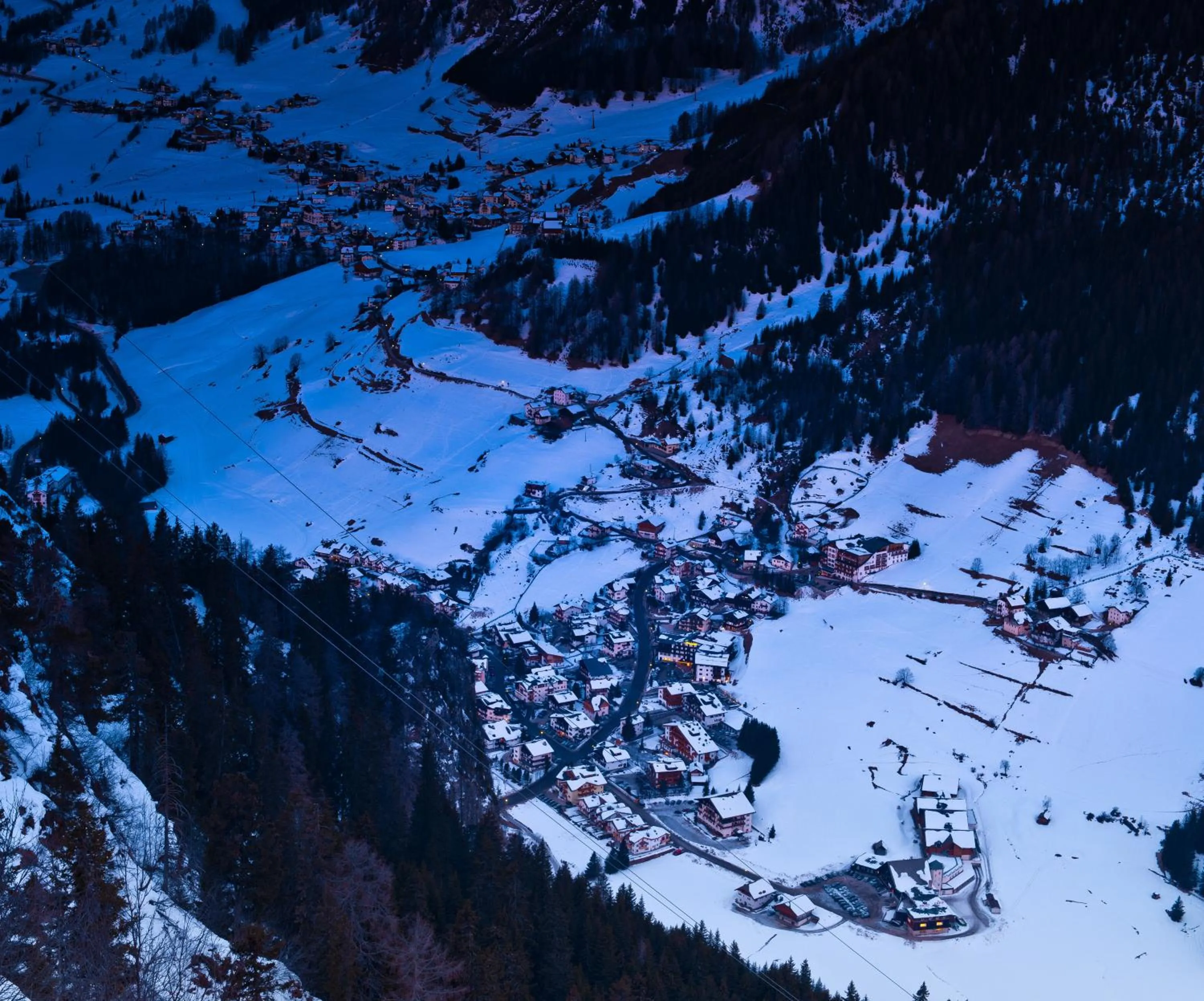 Bird's eye view in Hotel Miramonti Corvara
