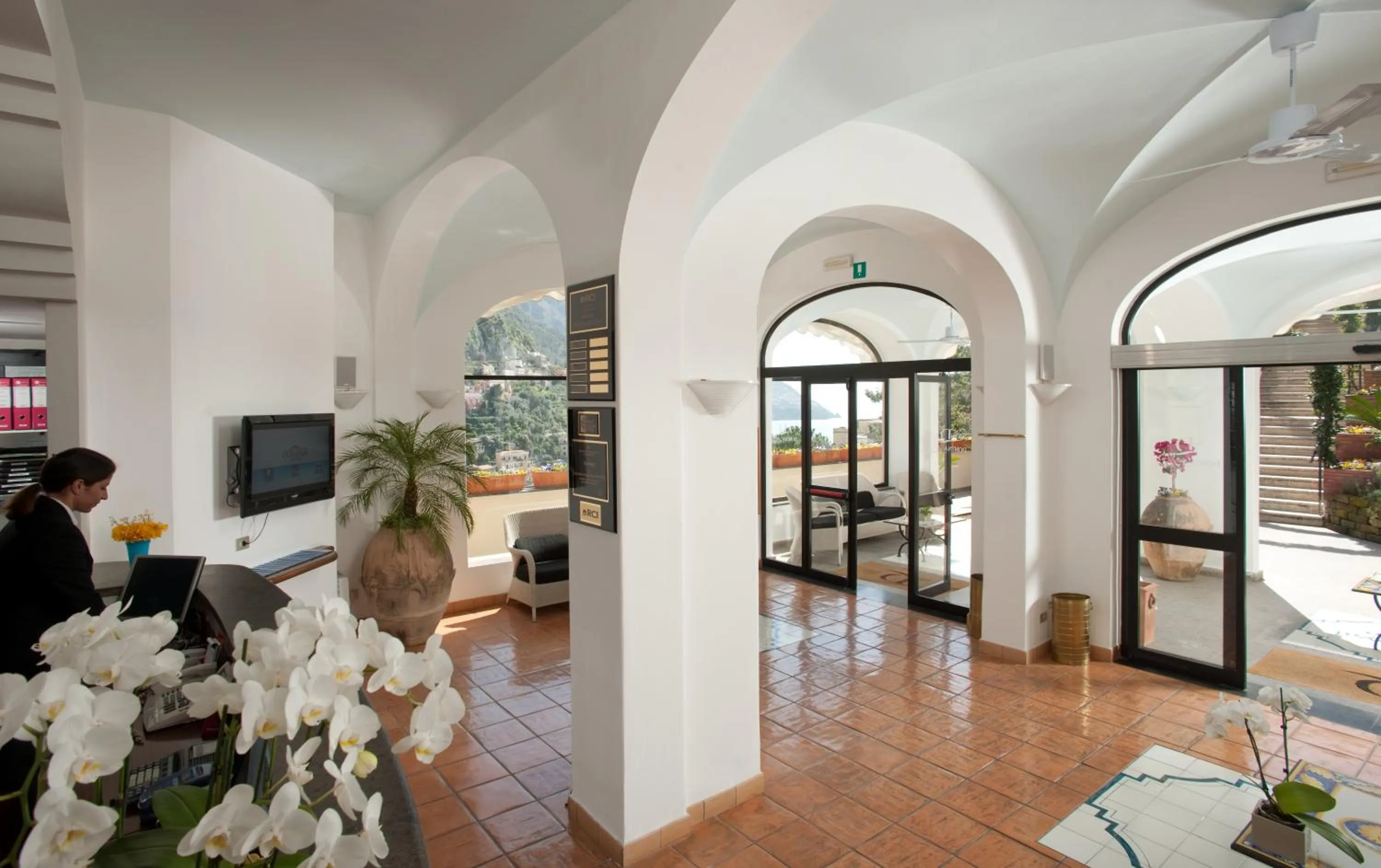 Lobby or reception in Hotel Royal Positano