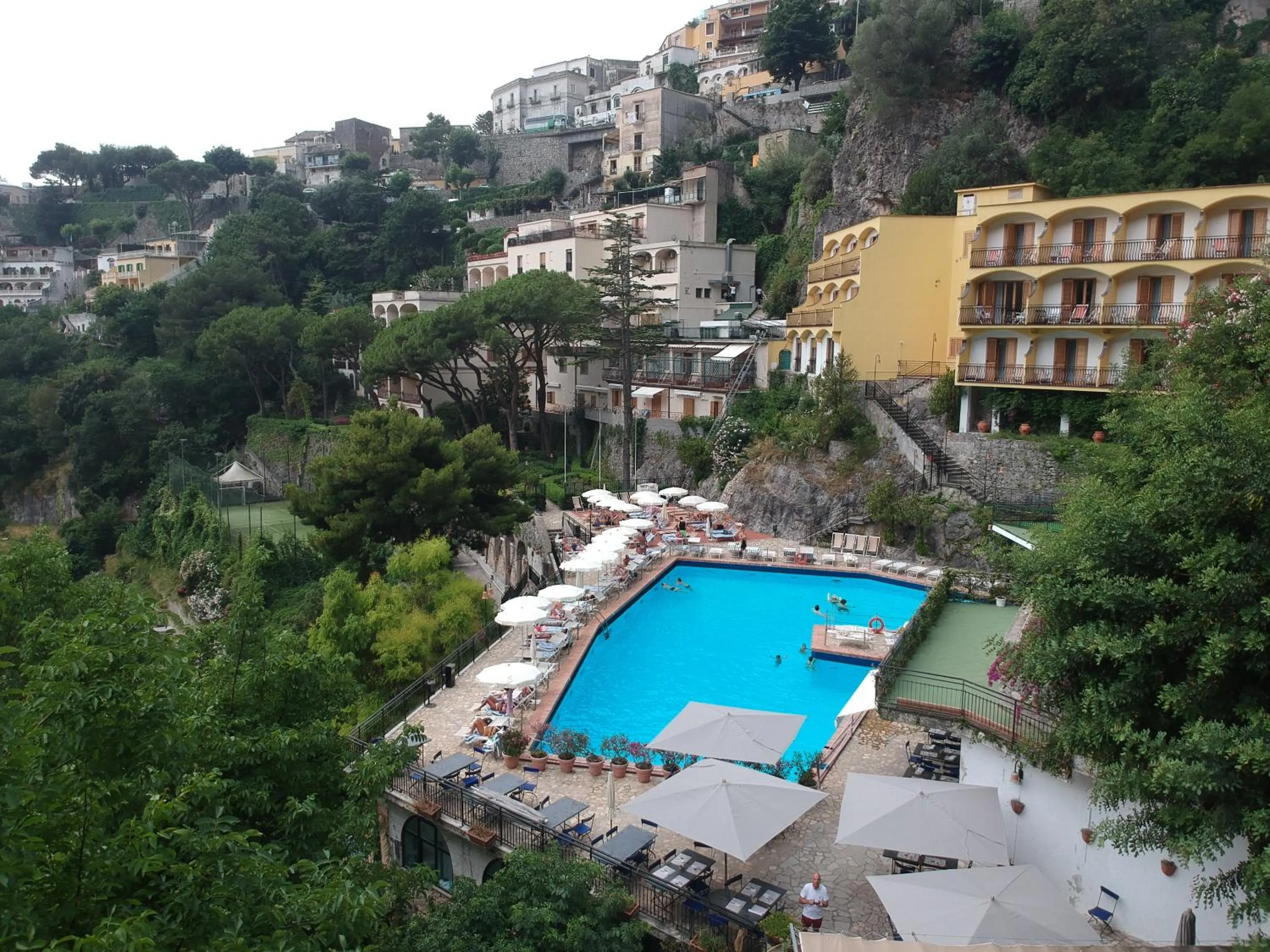 Bird's eye view in Hotel Royal Positano