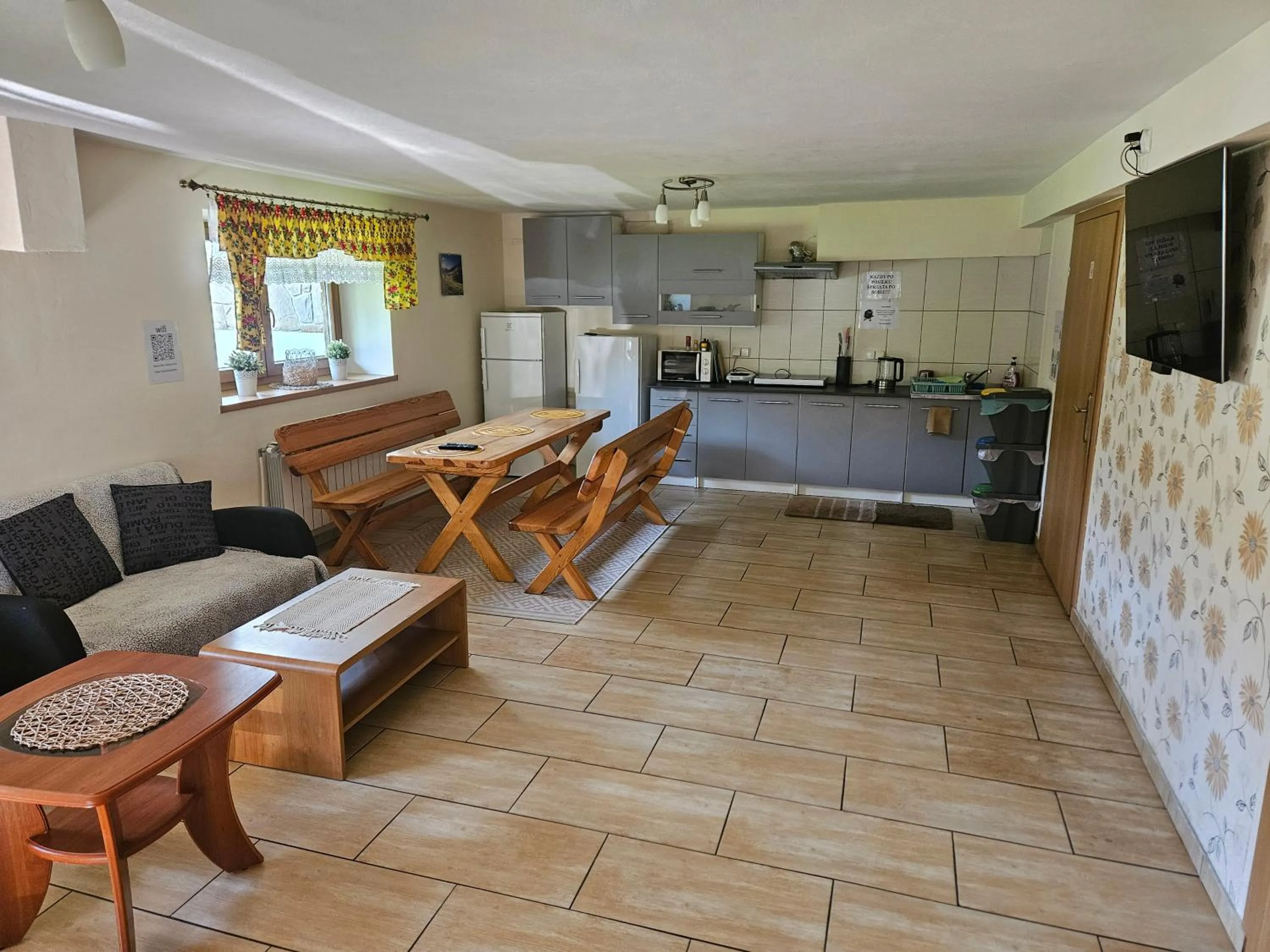 Kitchen or kitchenette in Pokoje gościnne Zosia
